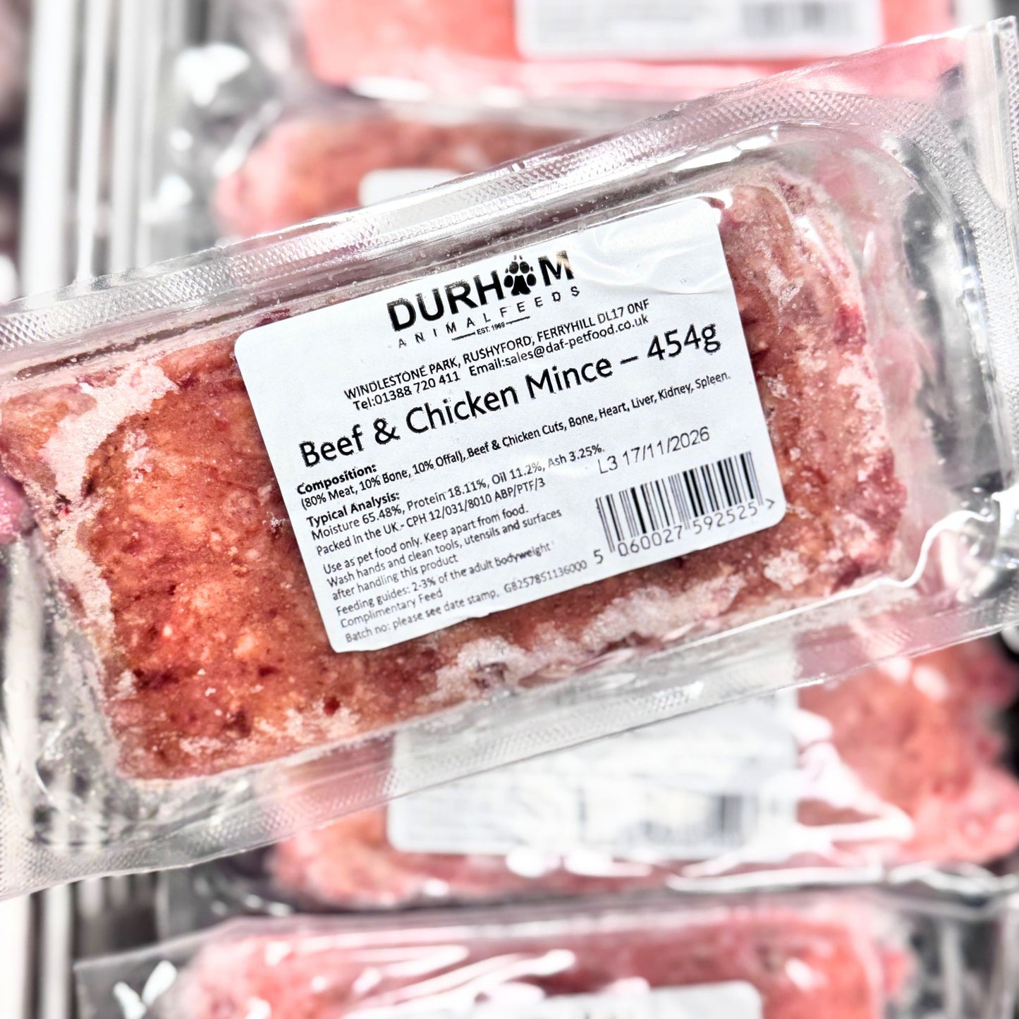 Durham Animal Feeds Beef & Chicken Mince