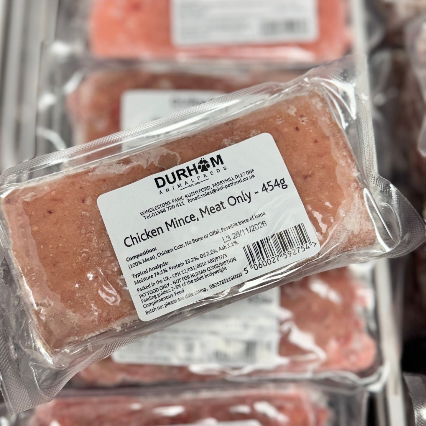 Durham Animal Feeds Chicken (Meat Only) Mince