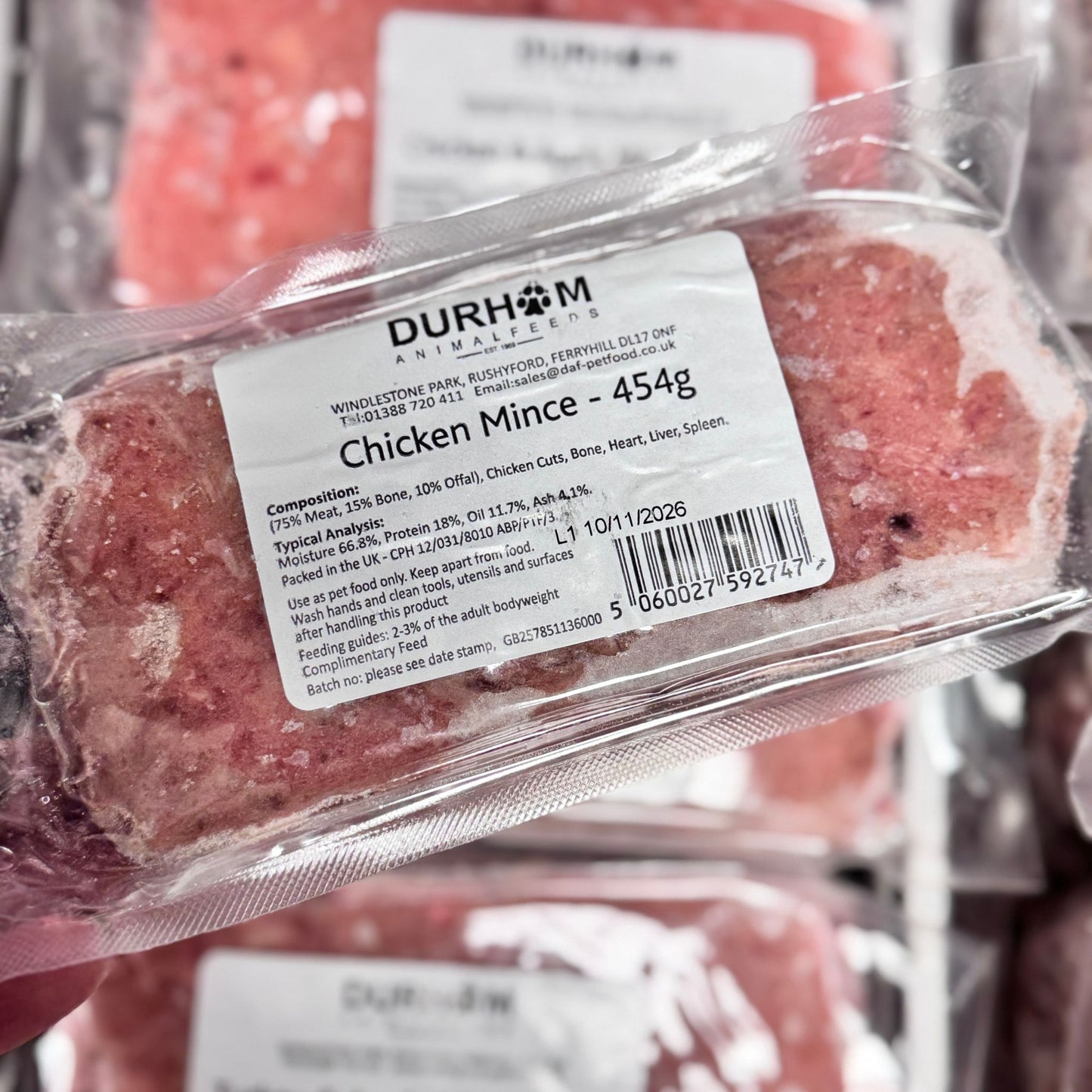 Durham Animal Feeds Chicken Mince