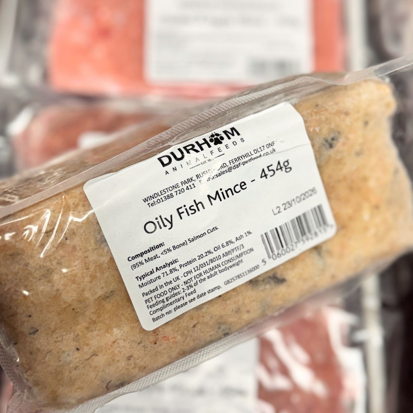 Durham Animal Feeds Oily Fish Mince