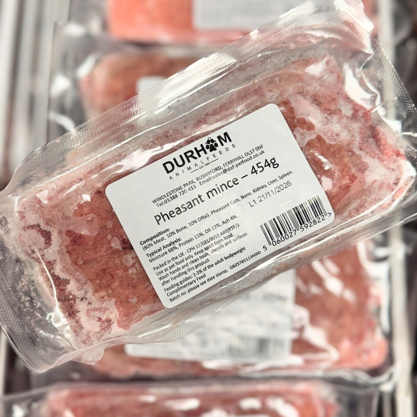 Durham Animal Feeds Pheasant Mince