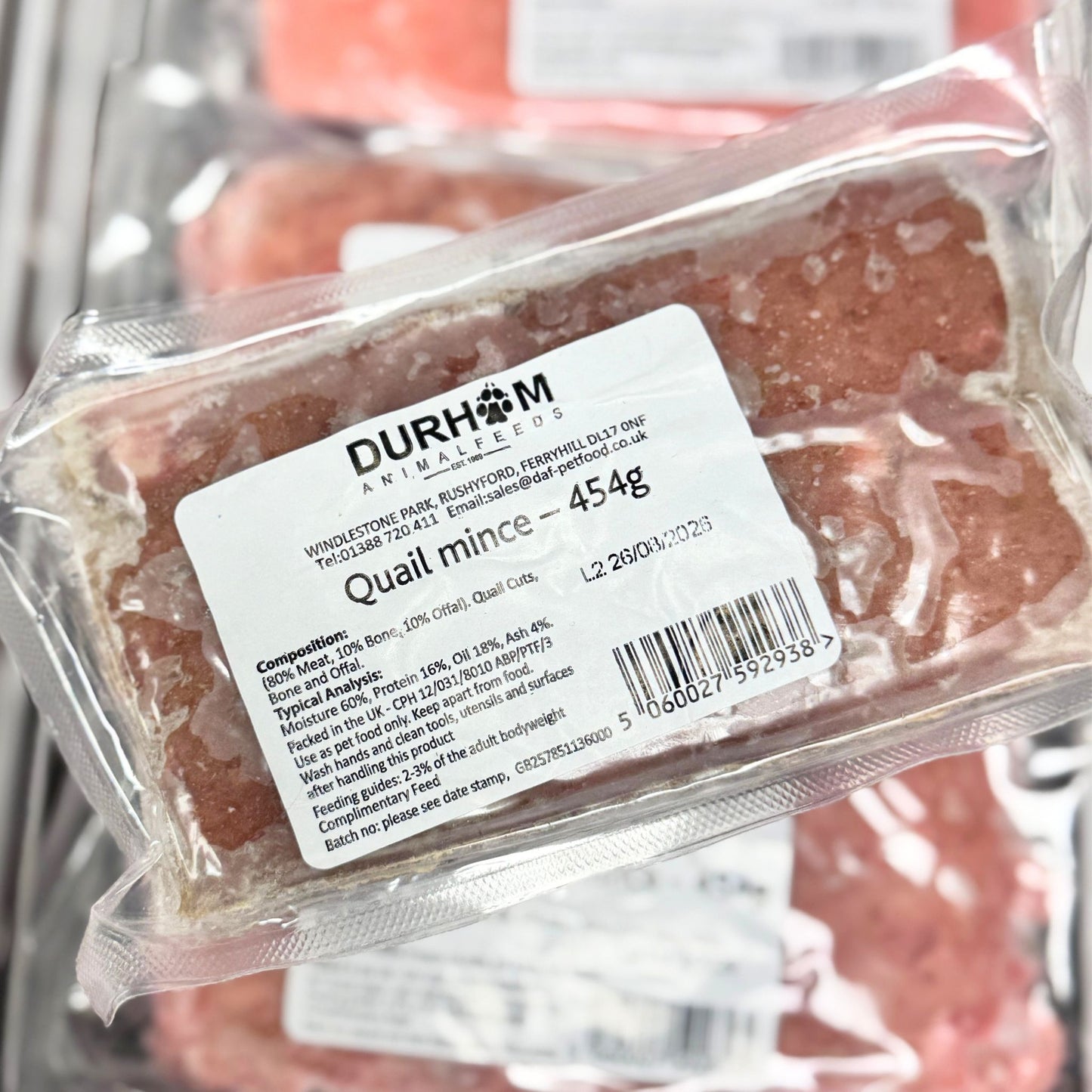 Durham Animal Feeds Quail Mince