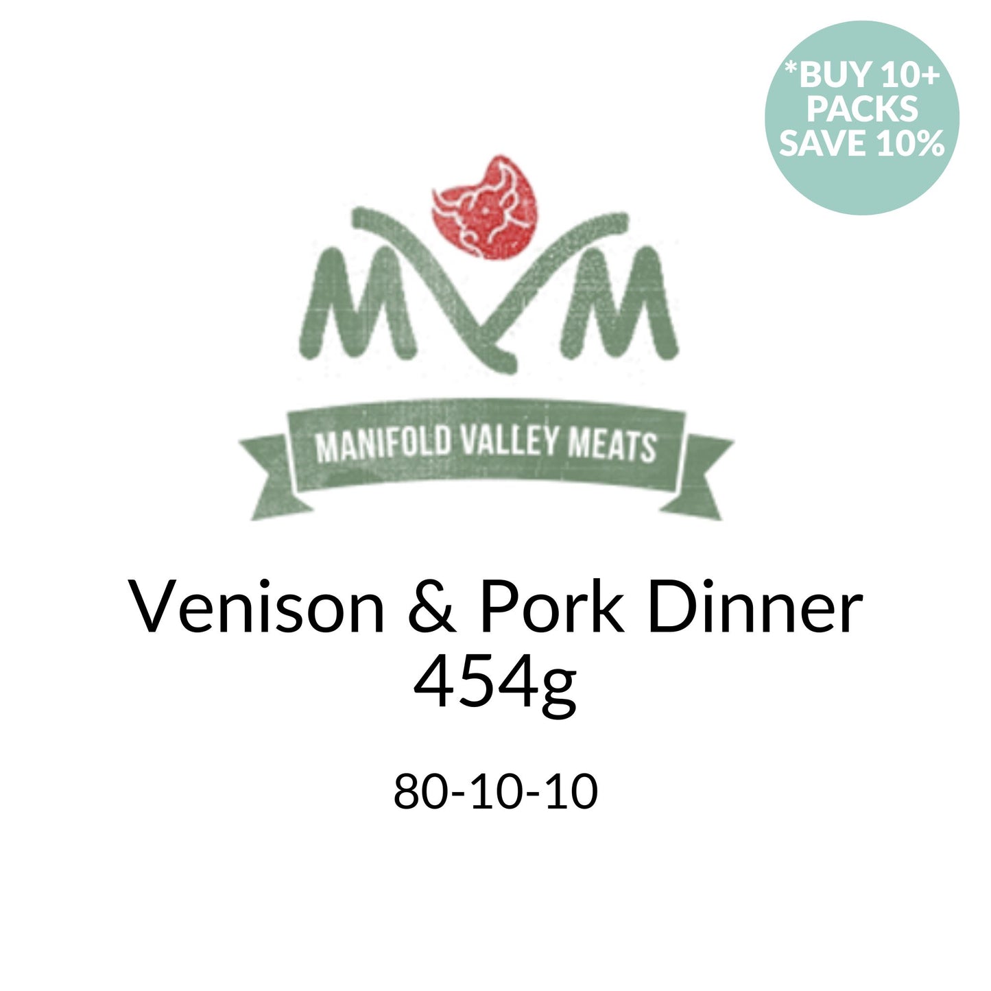 Manifold Valley Meats Minced Venison & Pork Dinner