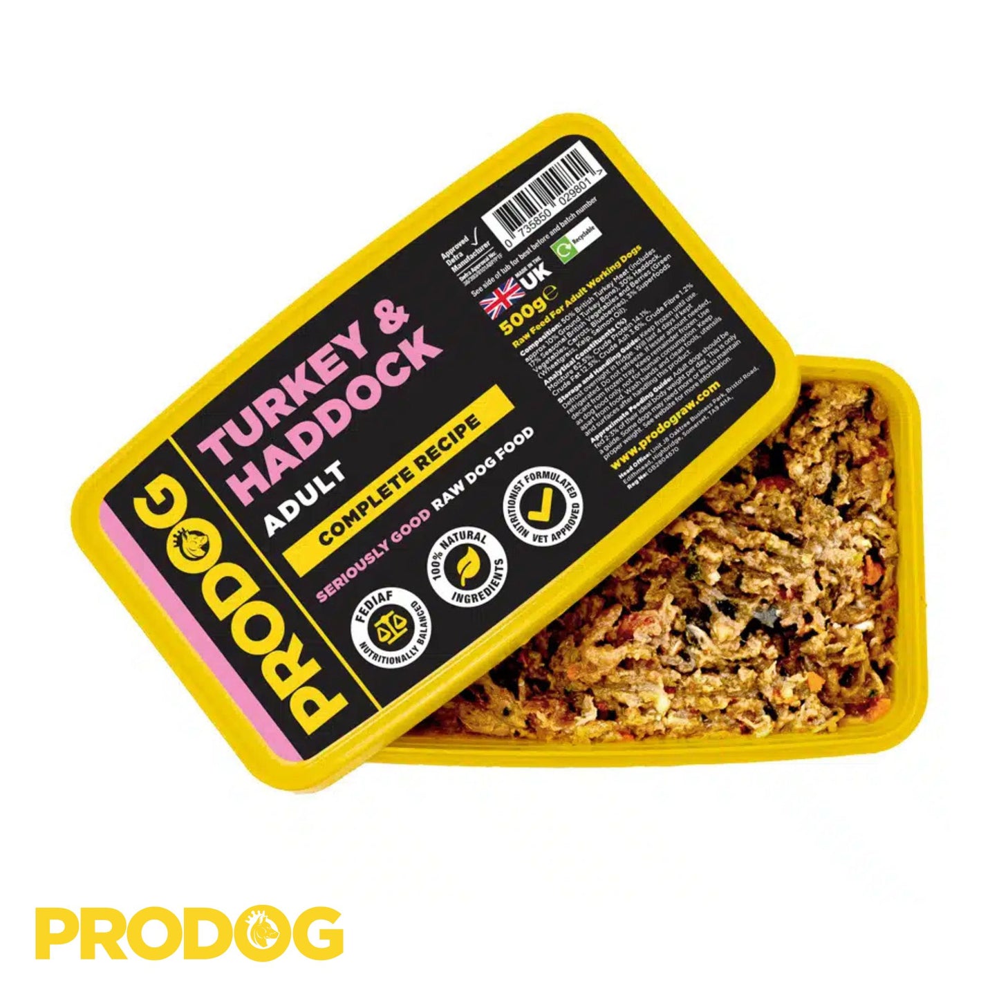 ProDog Raw Turkey & Haddock Complete