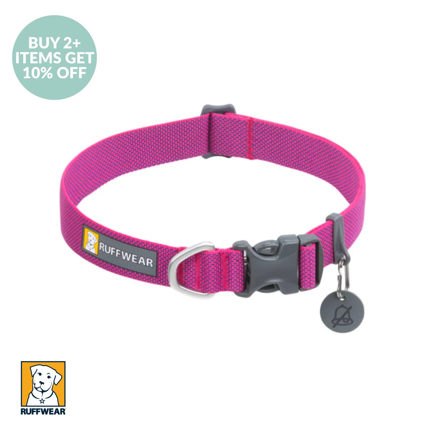 Ruffwear High & Light Collar Alpenglow Pink