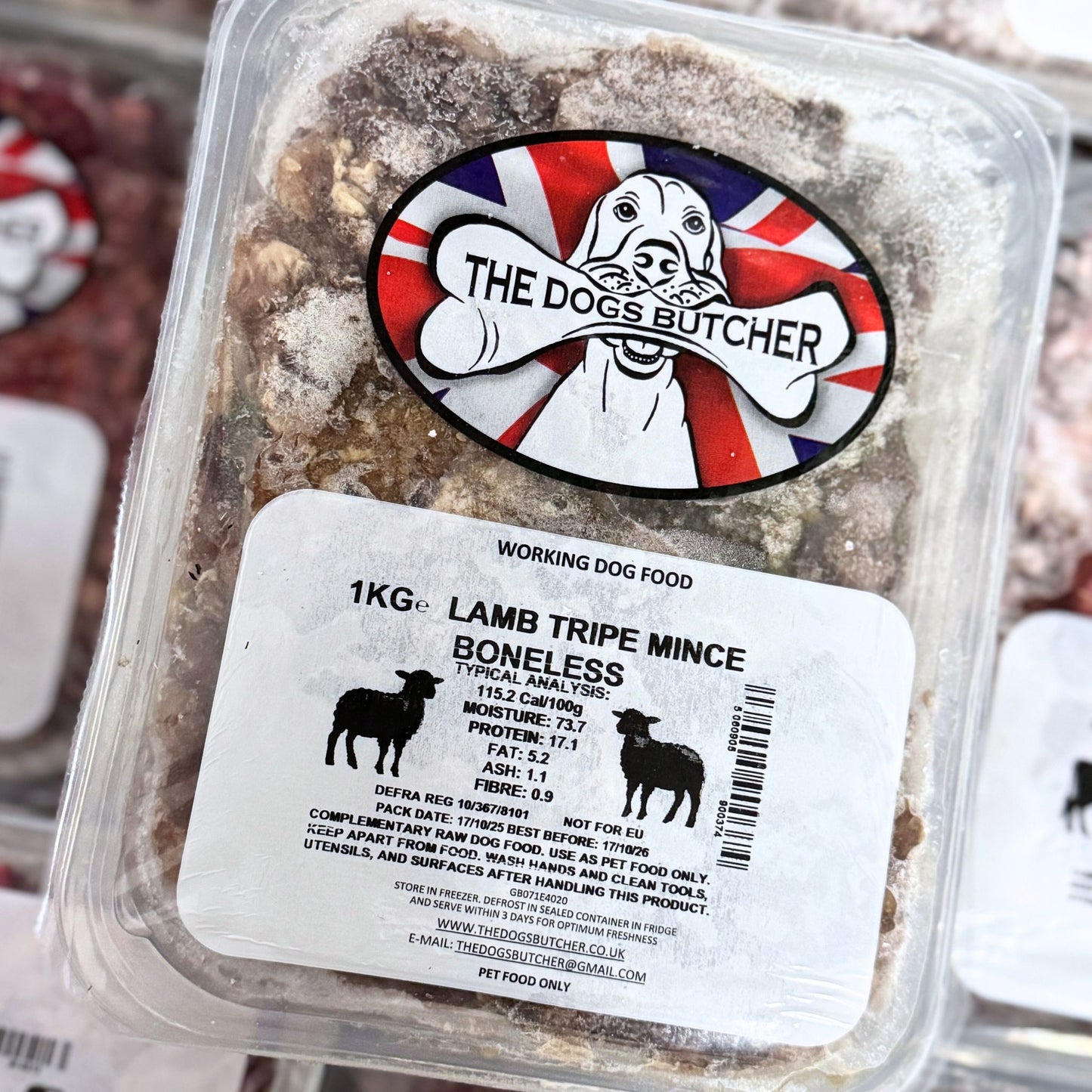 The Dogs Butcher Lamb Tripe