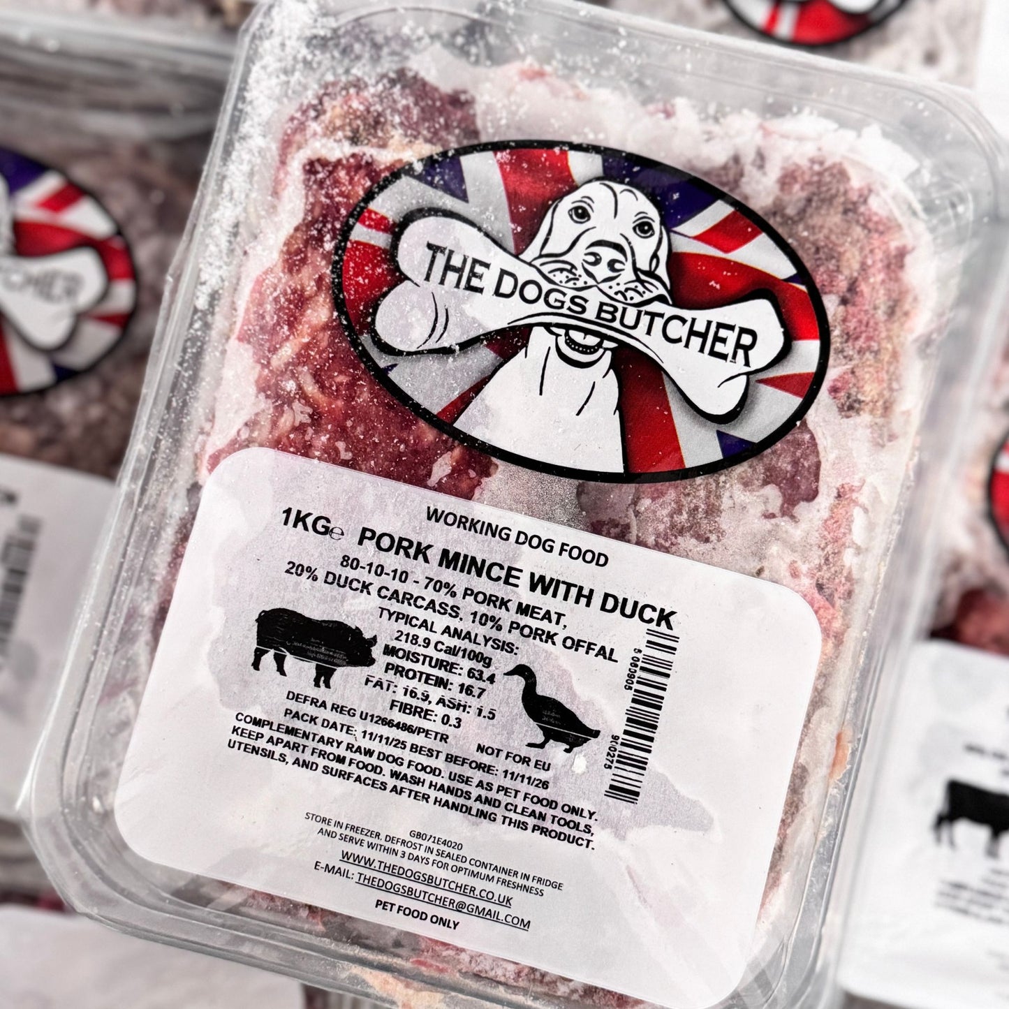 The Dogs Butcher Pork Mince with Duck