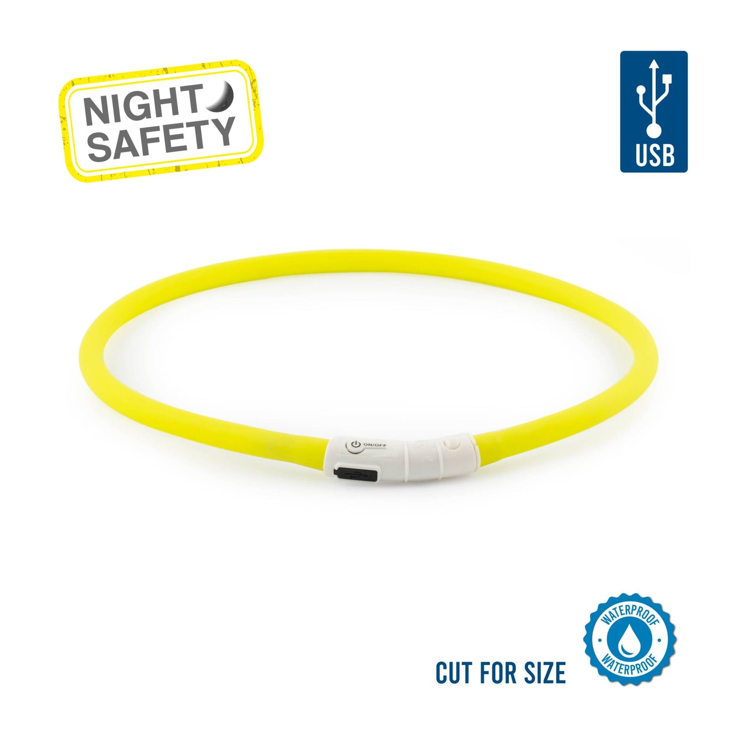 Ancol Flashing Dog Collar