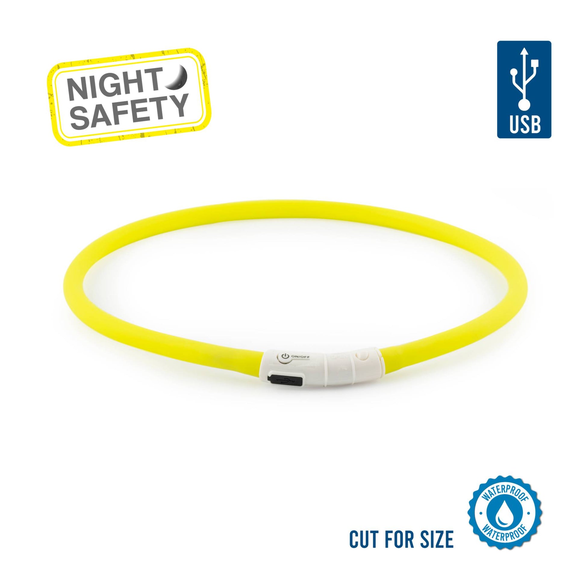 Ancol Flashing Dog Collar