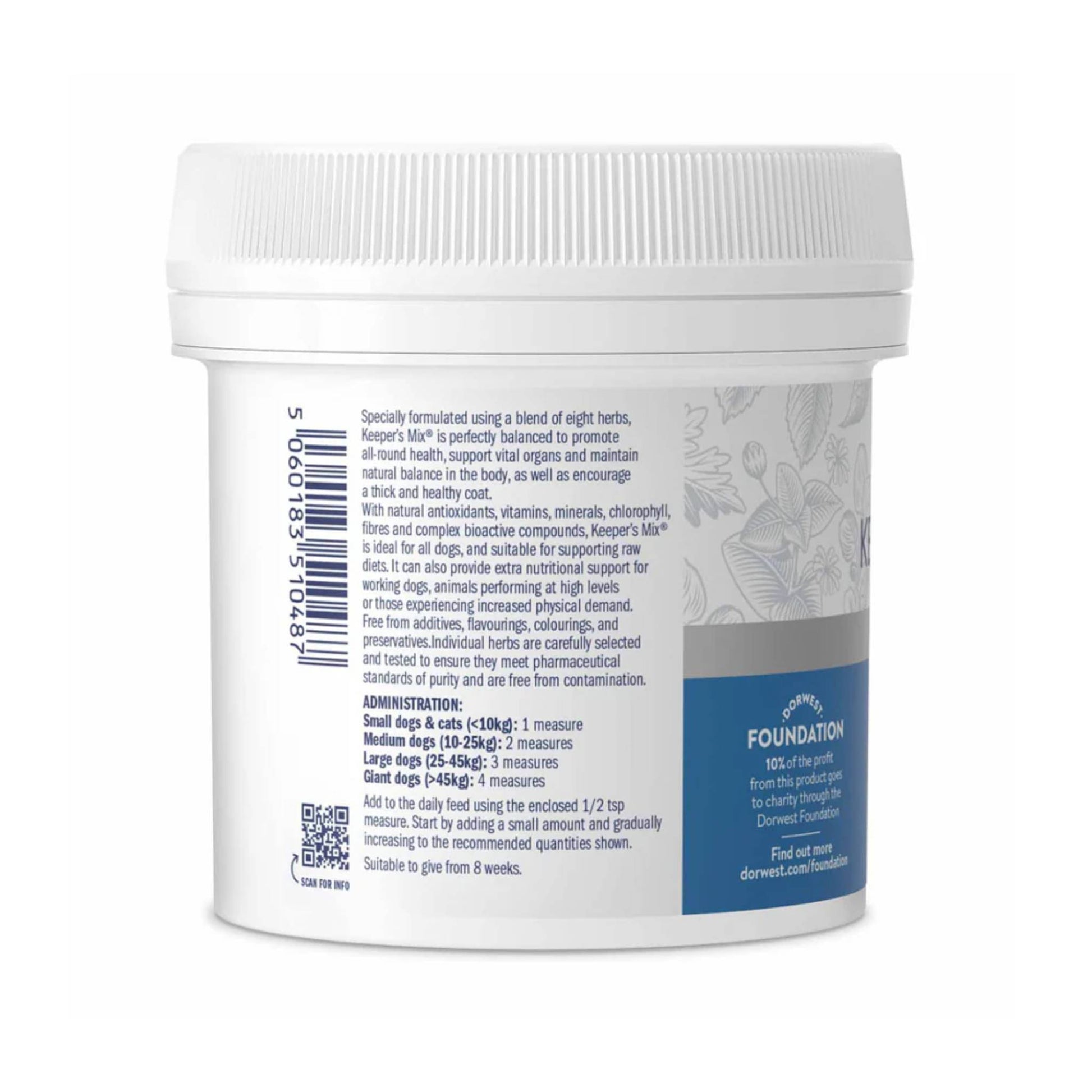 Dorwest Herbs Keepers Mix dosage