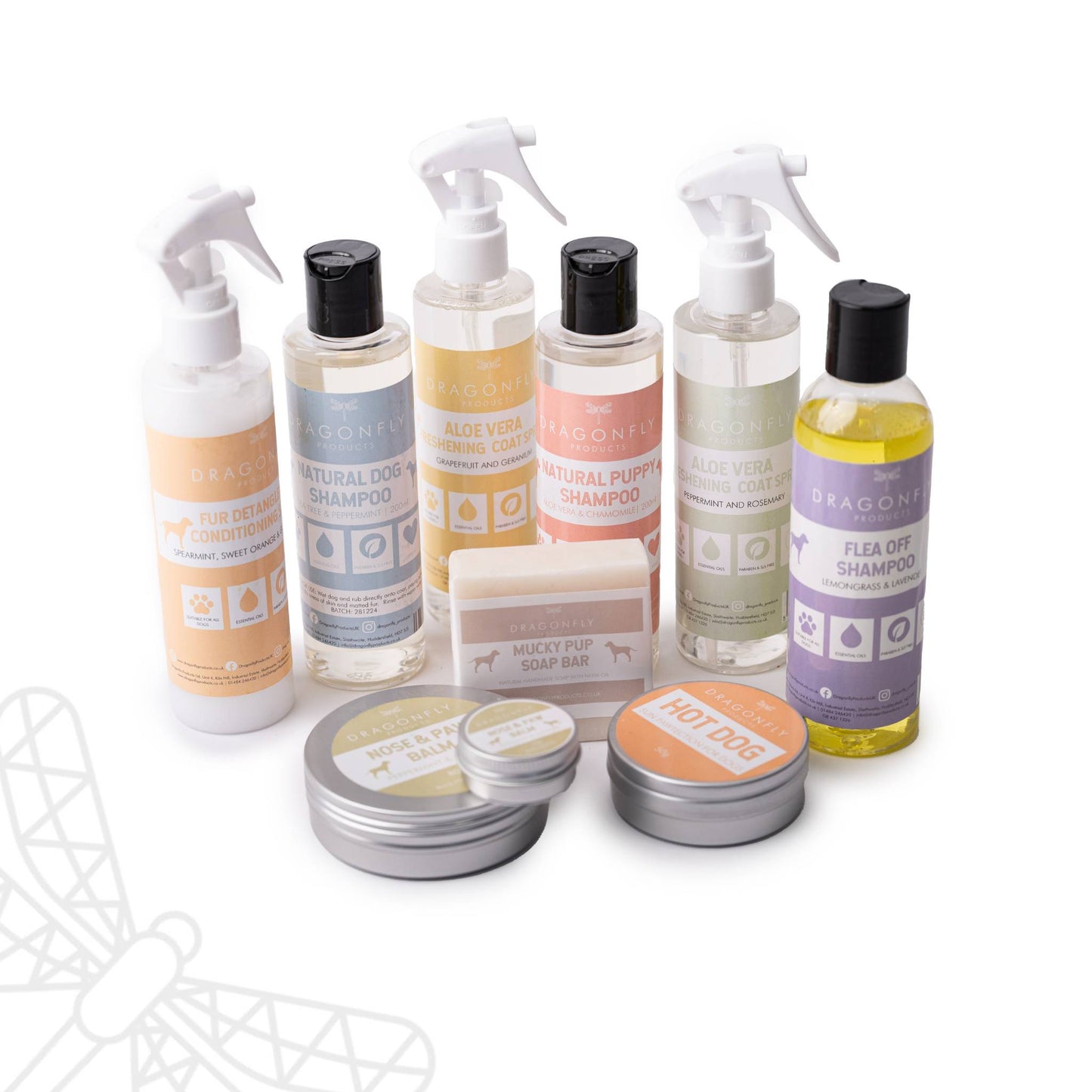 Dragonfly Products Grooming Range