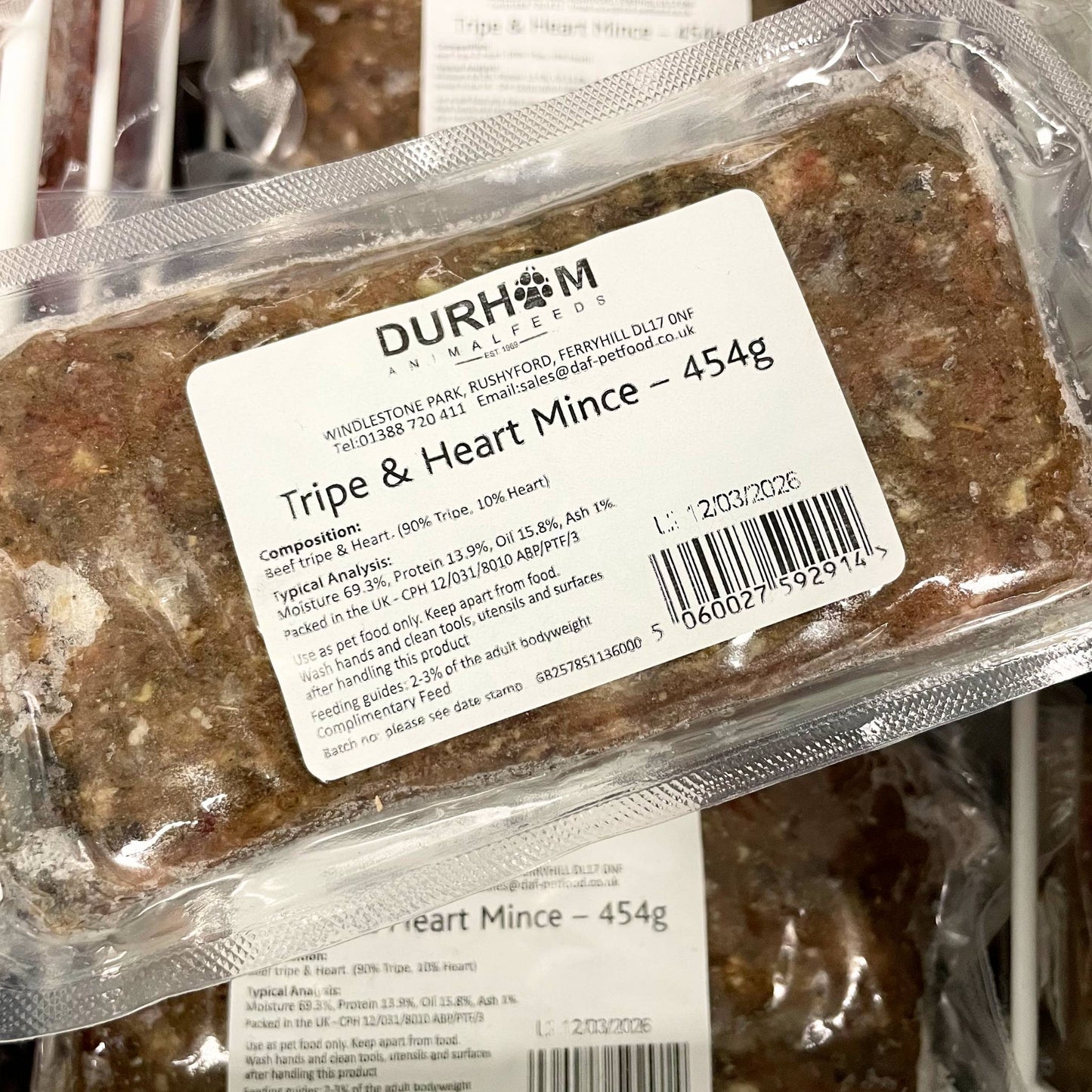 DAF Tripe and Heart Mince