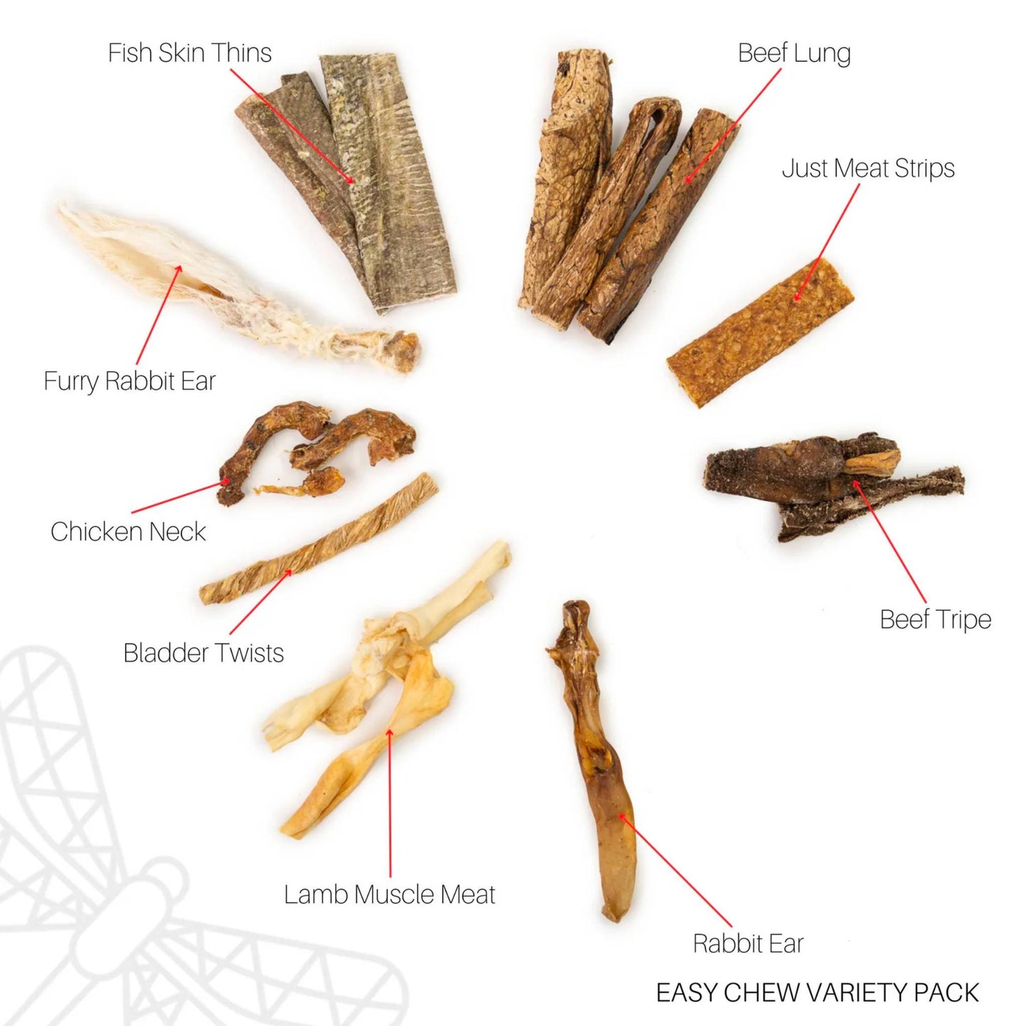 easy chew pack contents