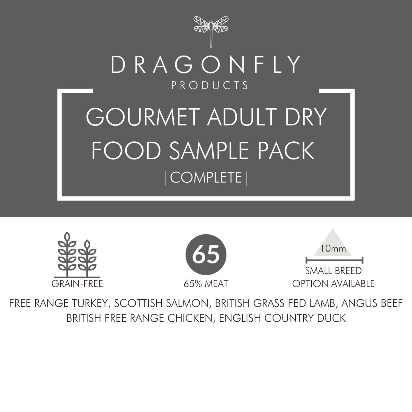 gourmet sample box dry dog food