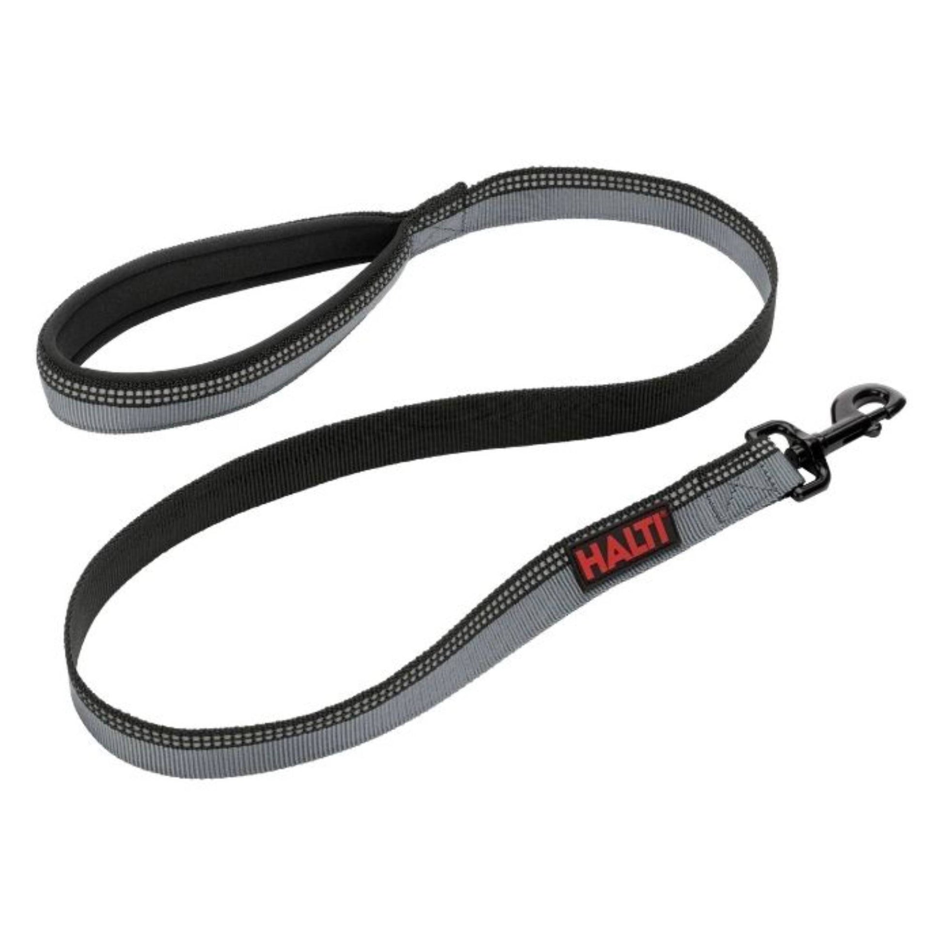 Halti dog lead in grey and black