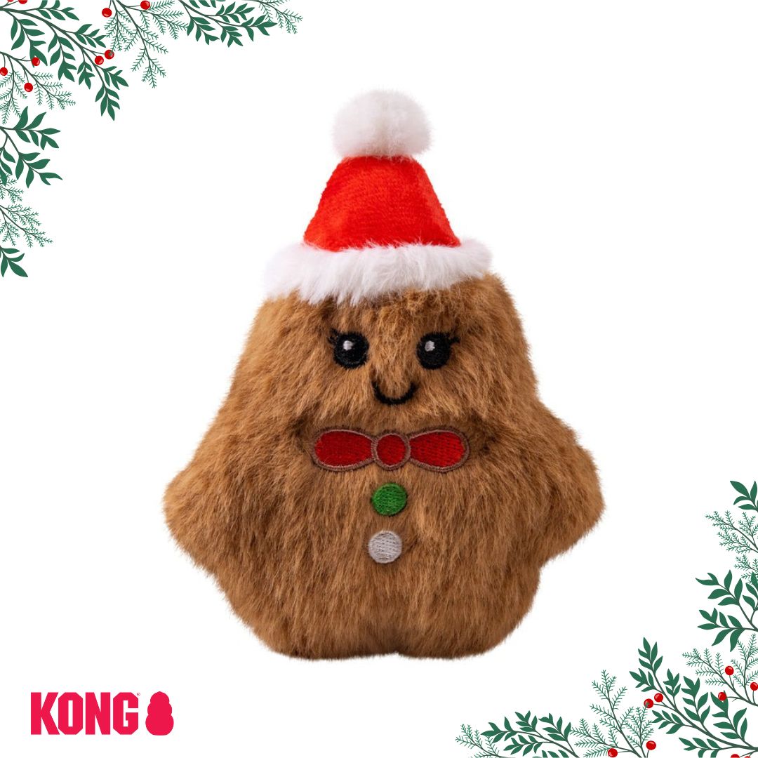KONG Holiday Snuzzles Gingerbread Mini