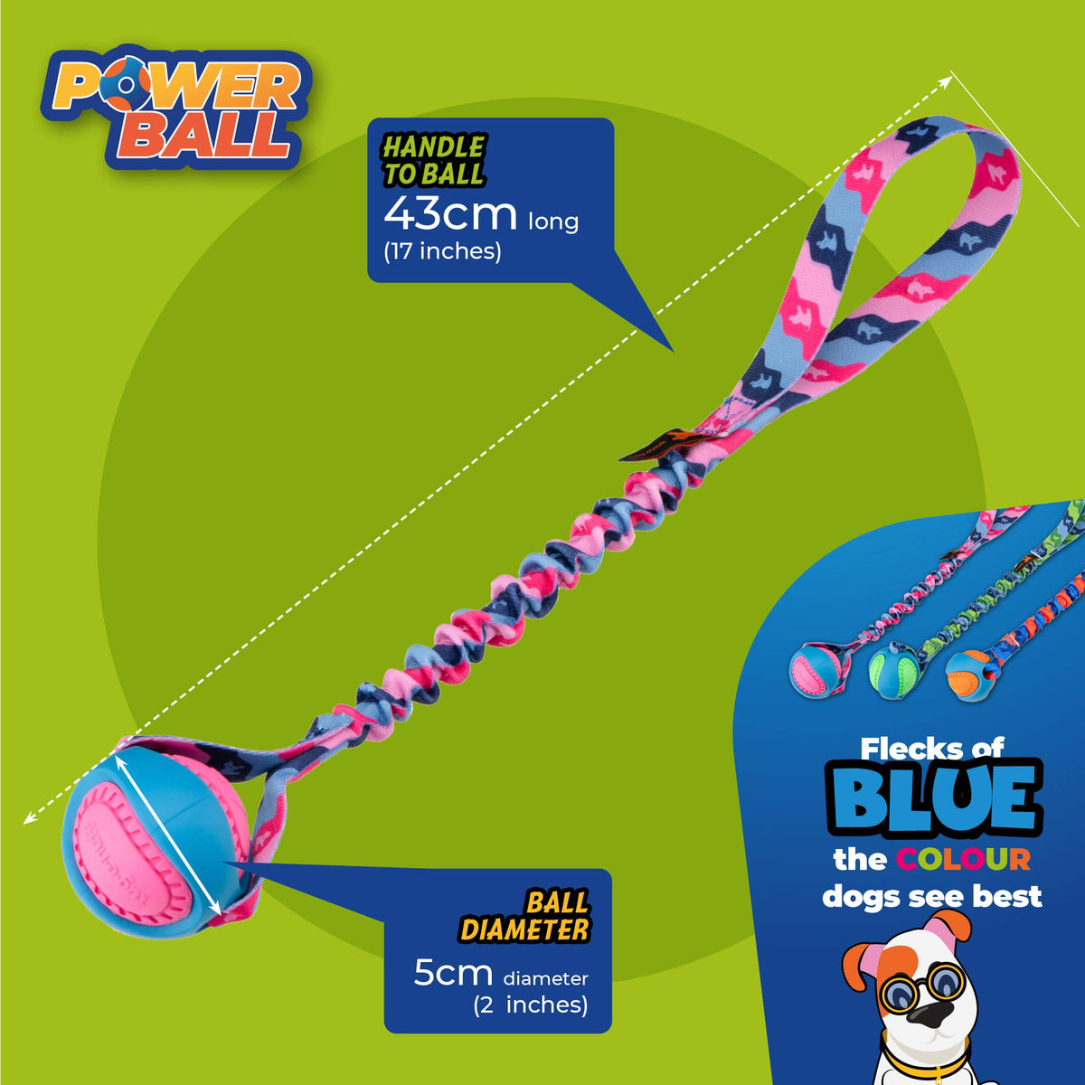 Tug-E-Nuff PowerBall Bungee Tug