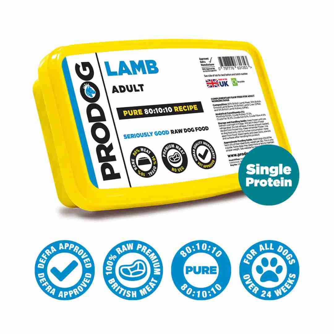 ProDog Raw Pure Lamb 80/10/10