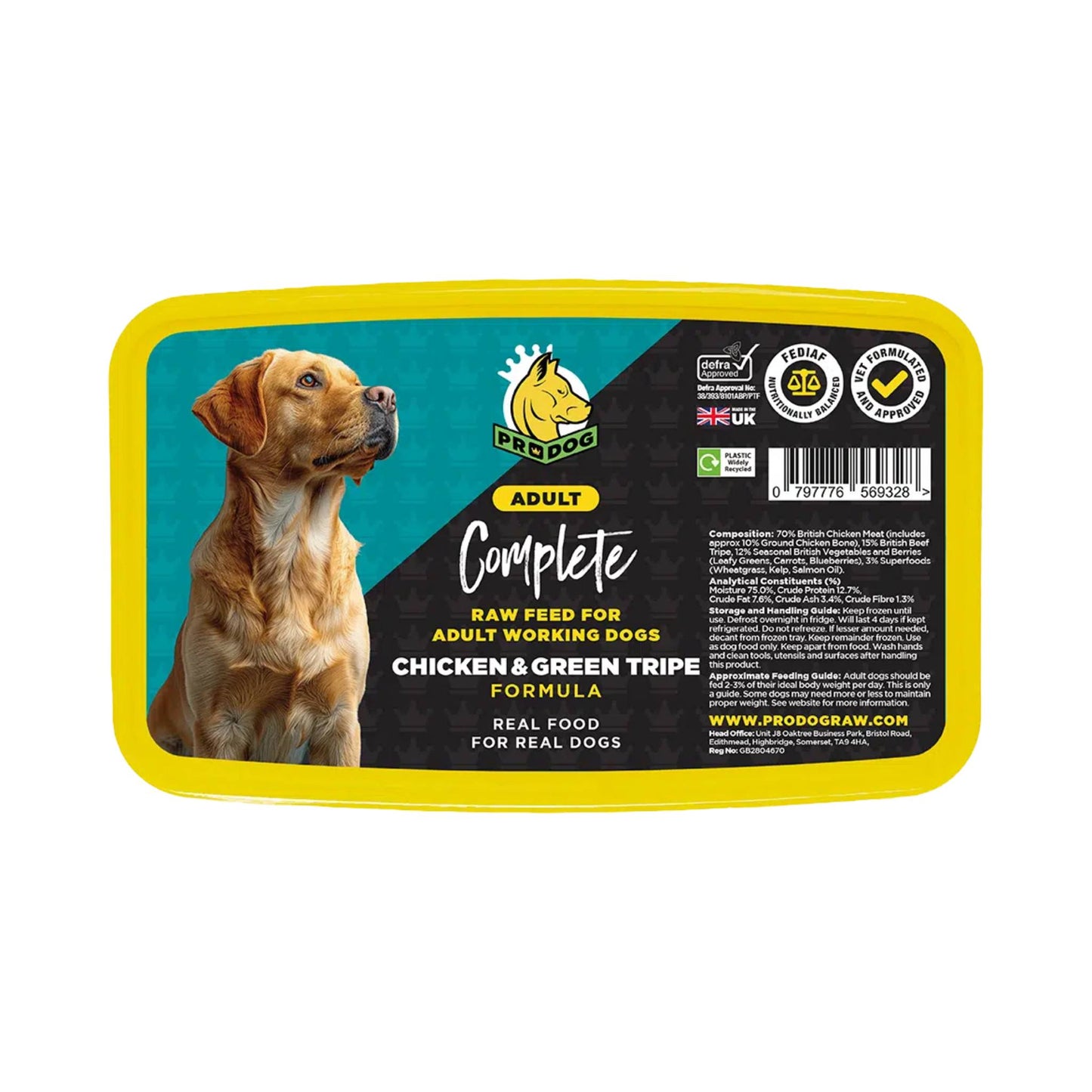 ProDog Raw Chicken & Tripe raw dog food