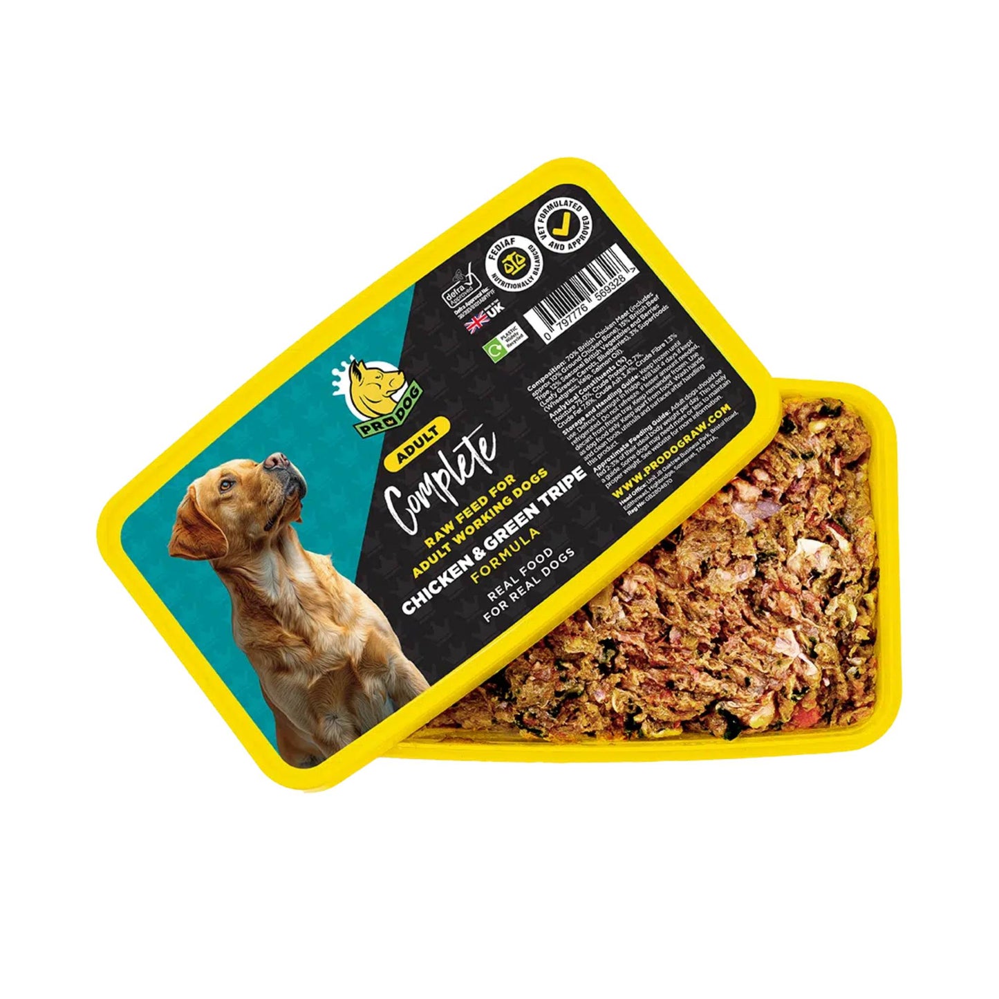 ProDog Raw Chicken & Tripe raw dog food tub