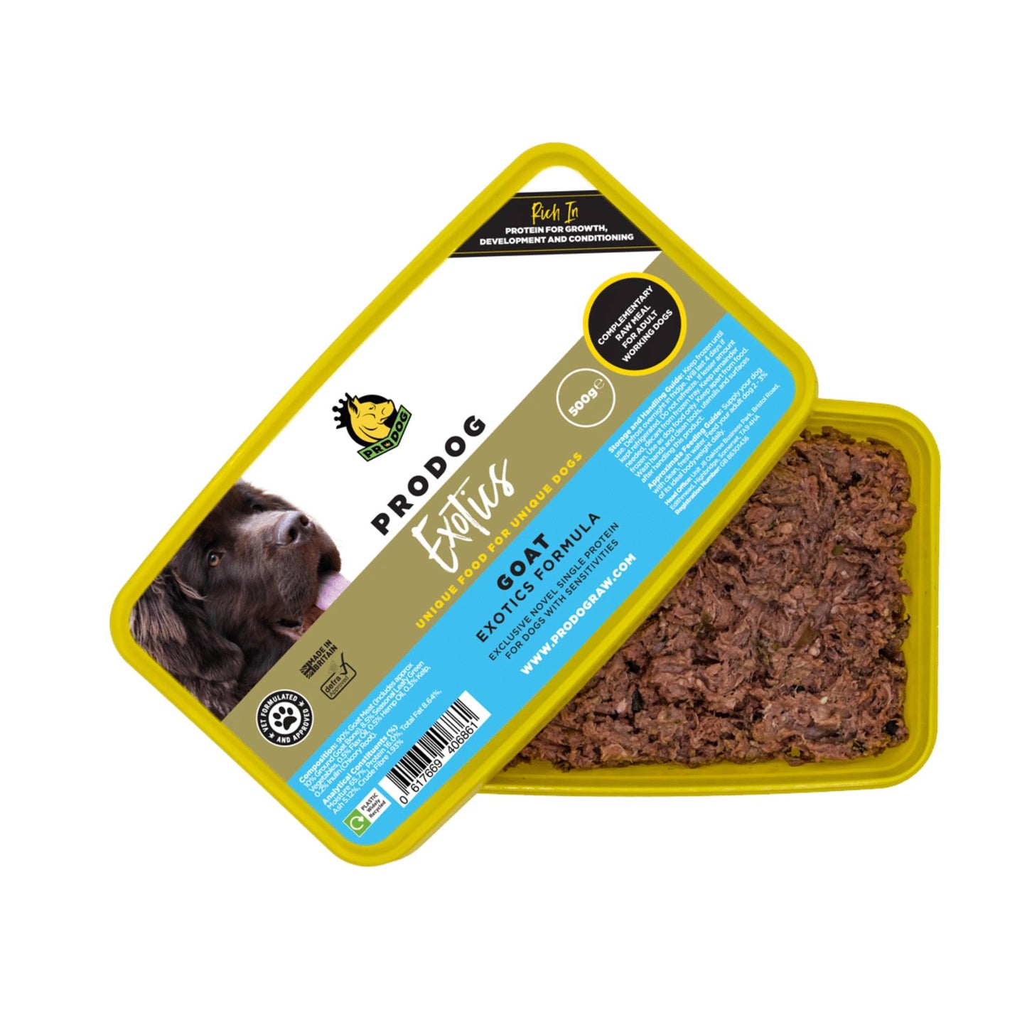 ProDog Raw Goat raw dog food tub