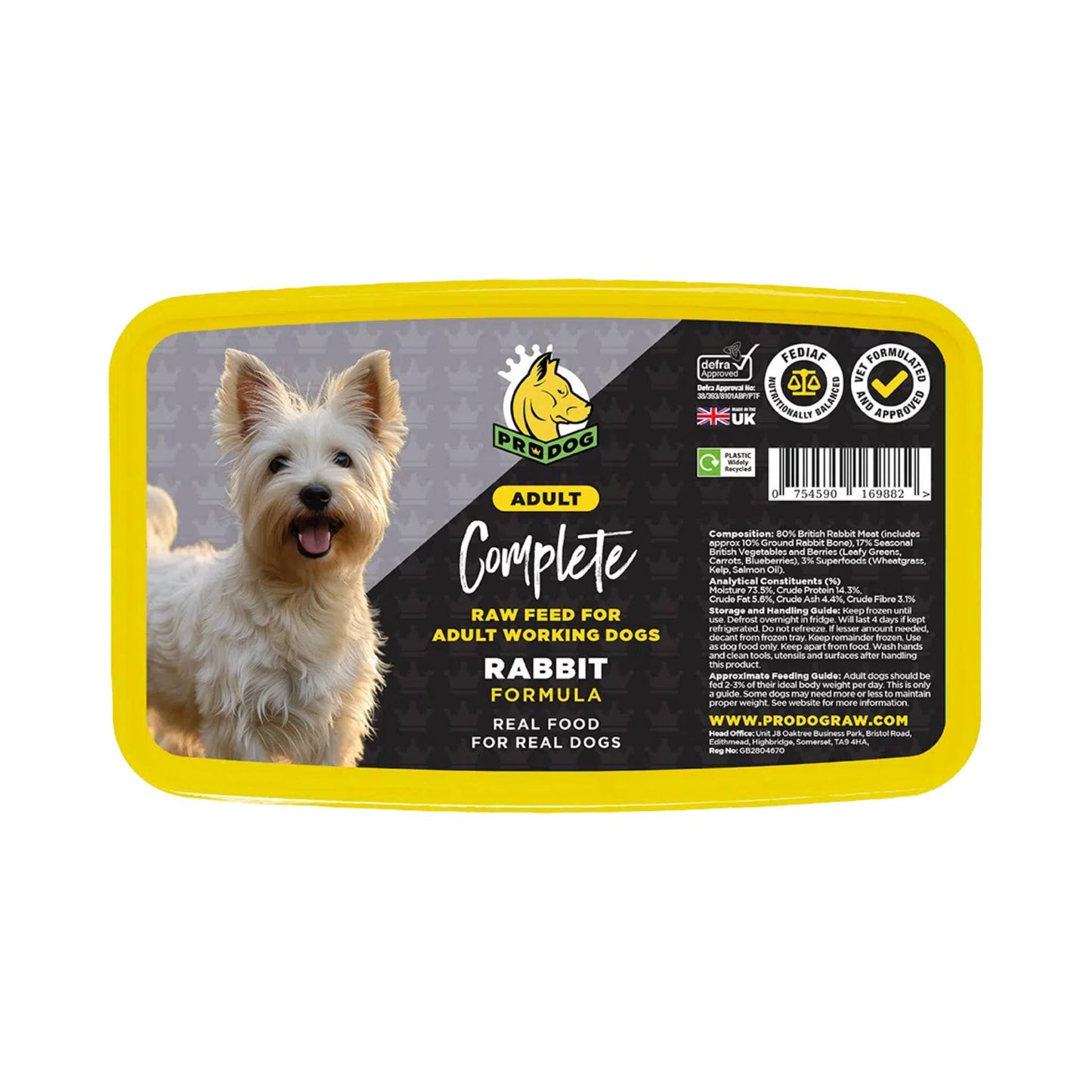 Prodog Raw Rabbit raw dog food