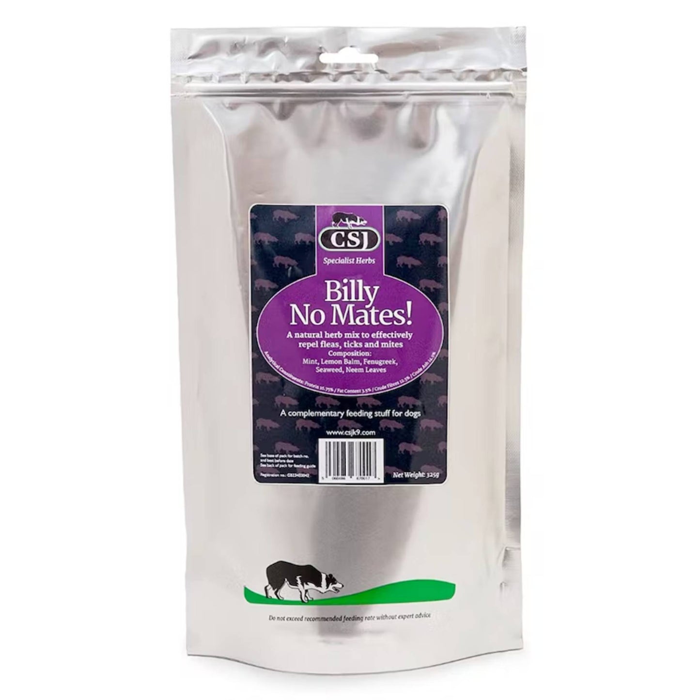 Billy No Mates Flea Tick and Mite Repellent Powder