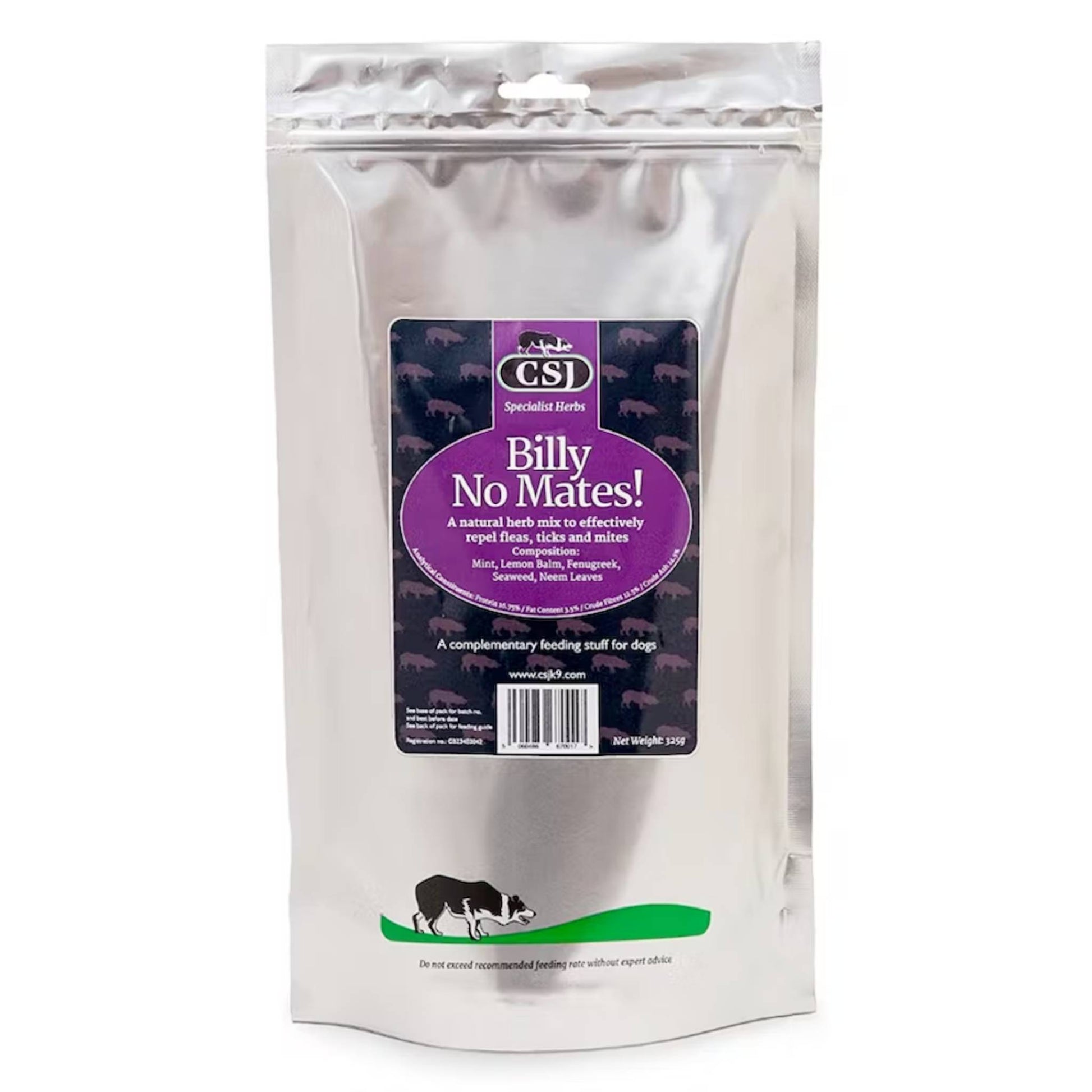 Billy No Mates Flea Tick and Mite Repellent Powder