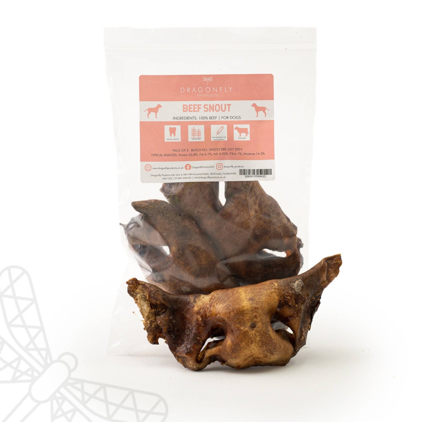 Beef snout natural dog chew