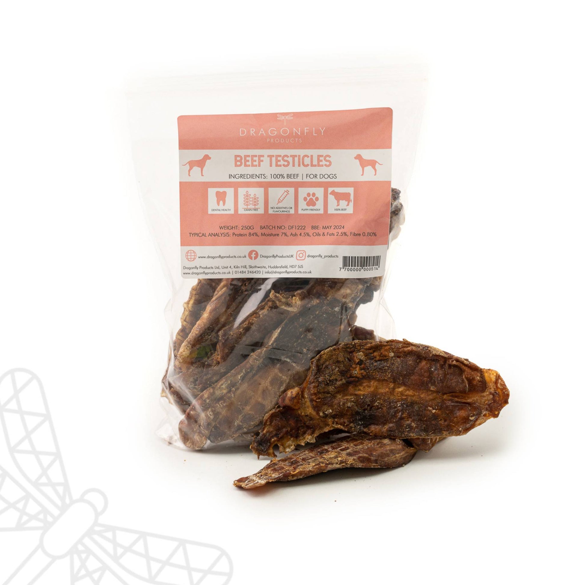 Beef testicles natural dog treat