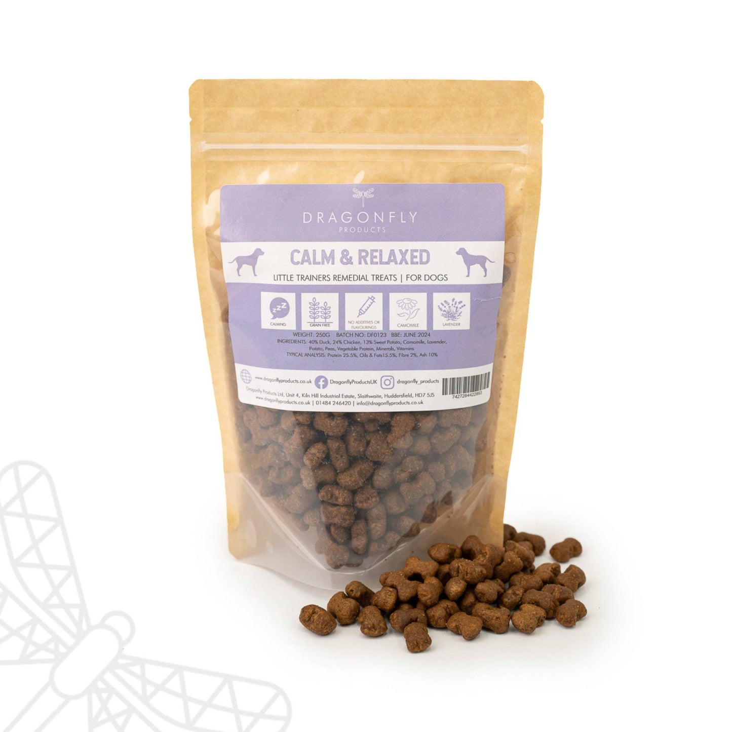 Calming natural dog treats
