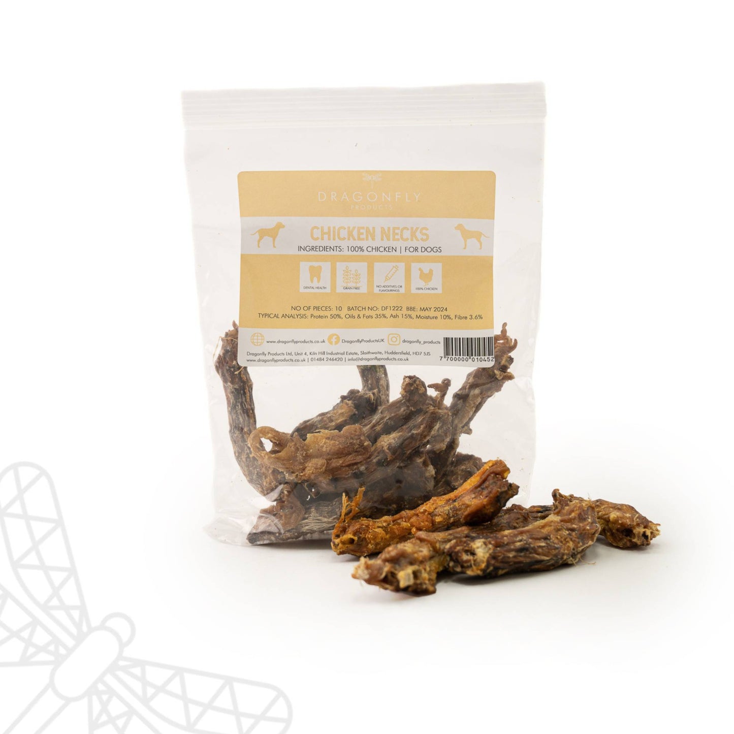 Dried chicken necks for dogs