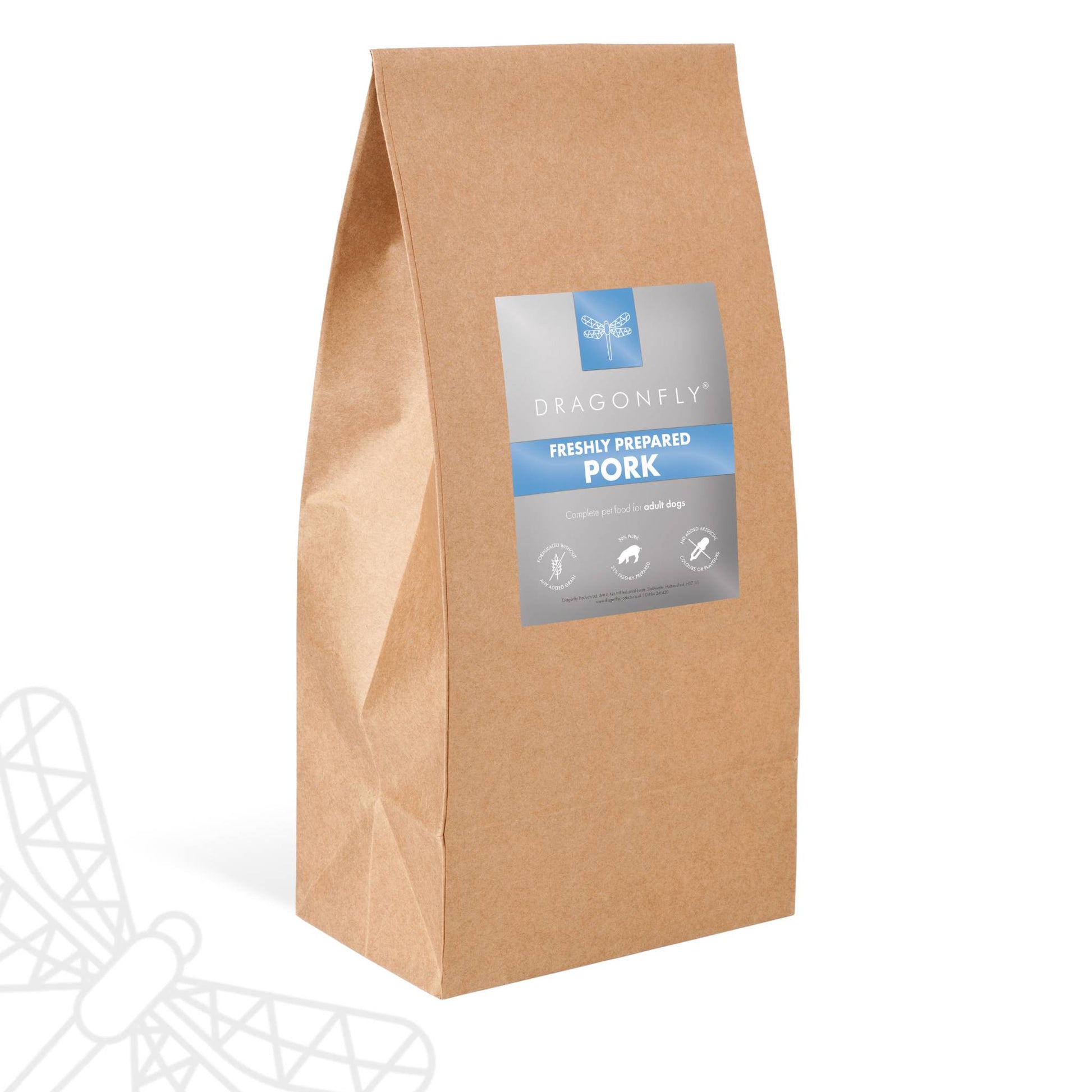 Freshly Prepared Pork grain free adult dog food