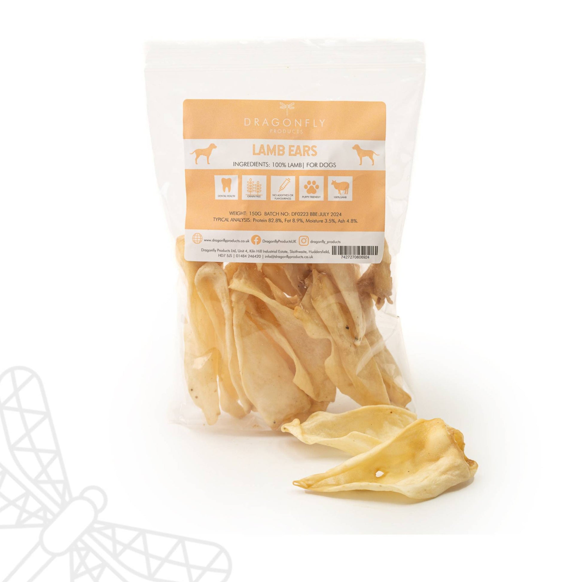 Lamb ears dog treat