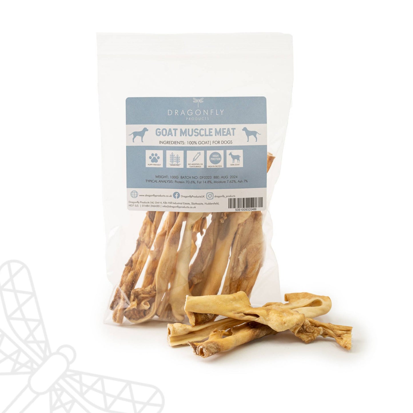 Goat muscle meat natural dog chew