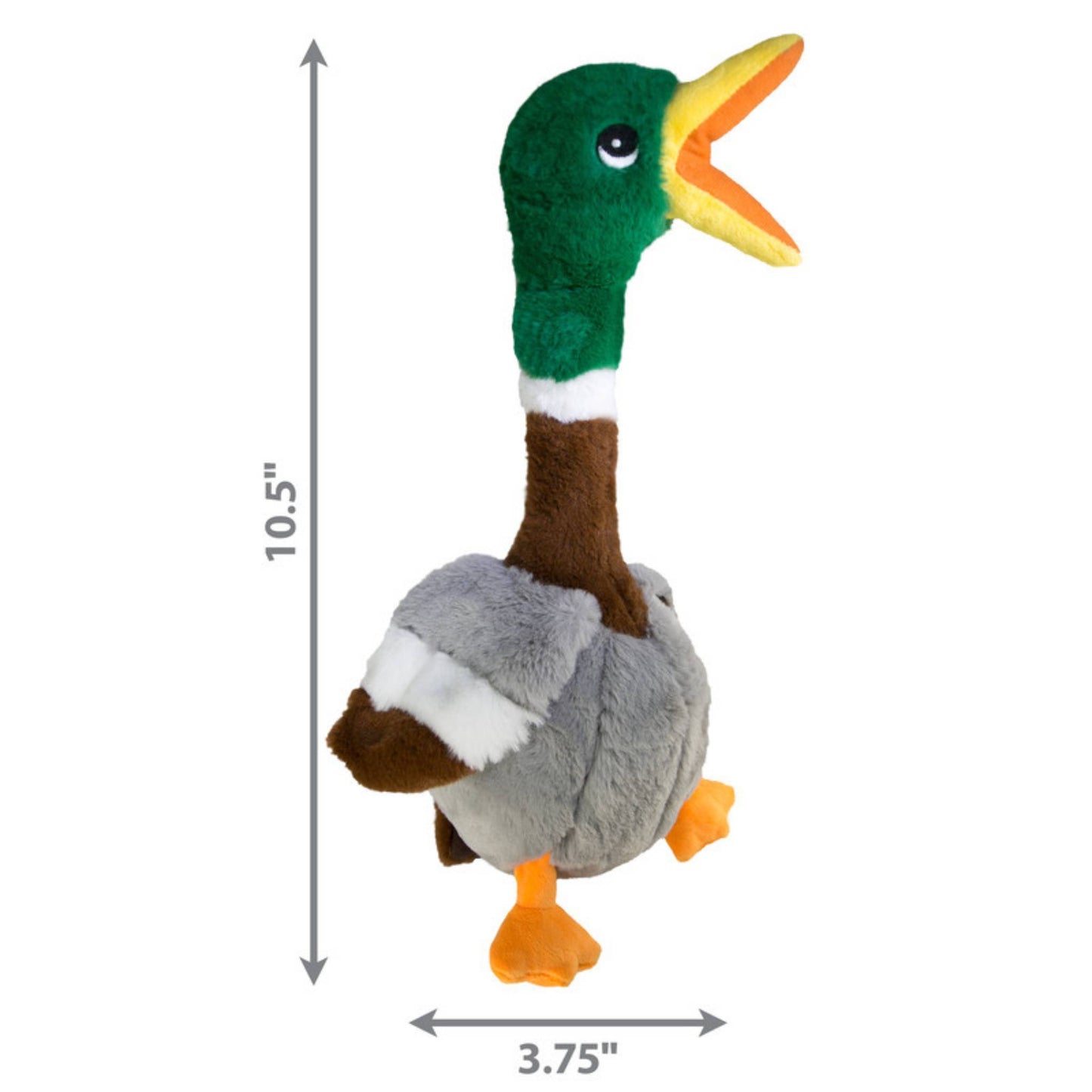 KONG Shakers Honkers Duck Dimensions