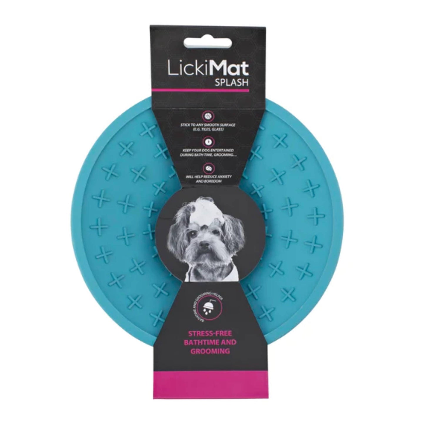 Lickimat Splash Dog Bowl Turquoise
