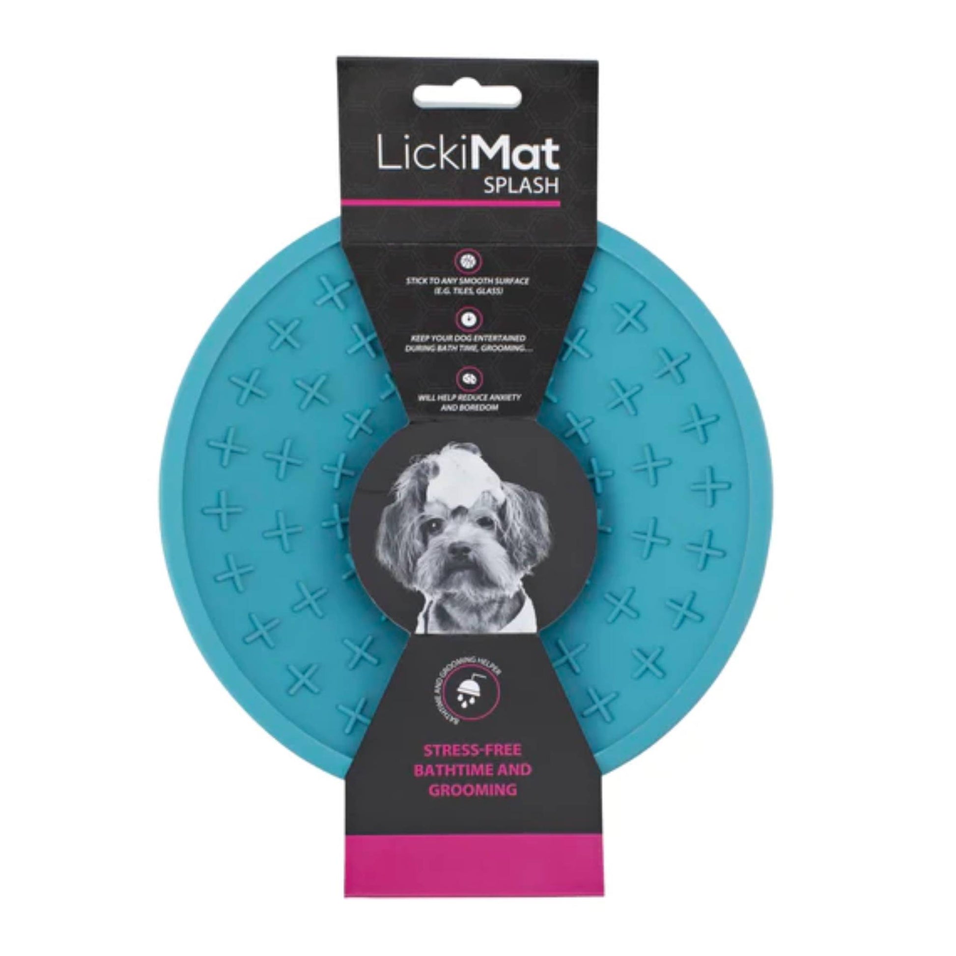 Lickimat Splash Dog Bowl Turquoise