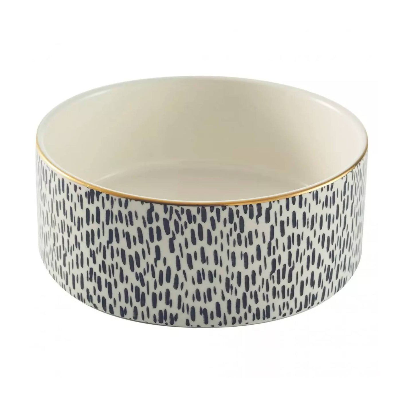 Mason Cash Bone Dog Bowl Splatter Design