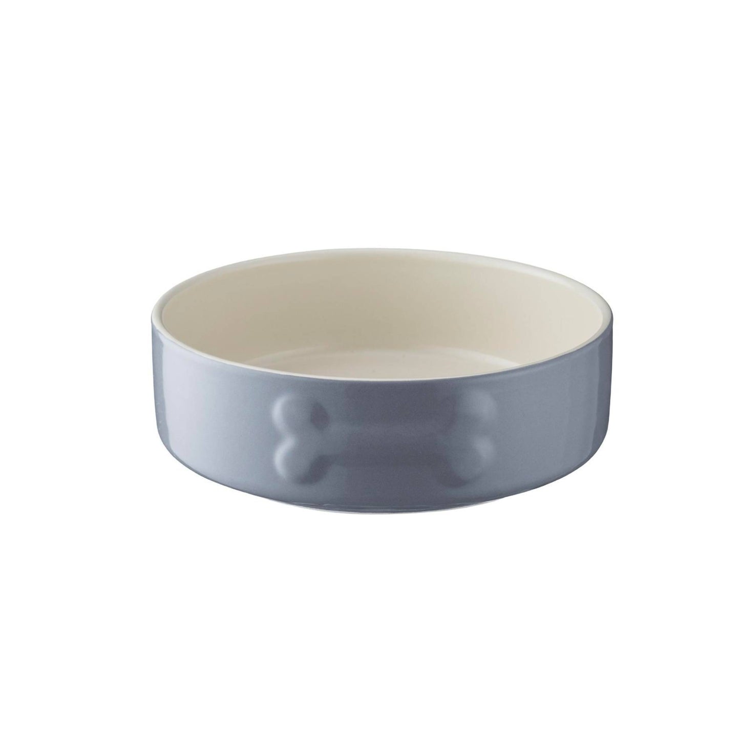 Mason Cash Bone Dog Bowl Grey