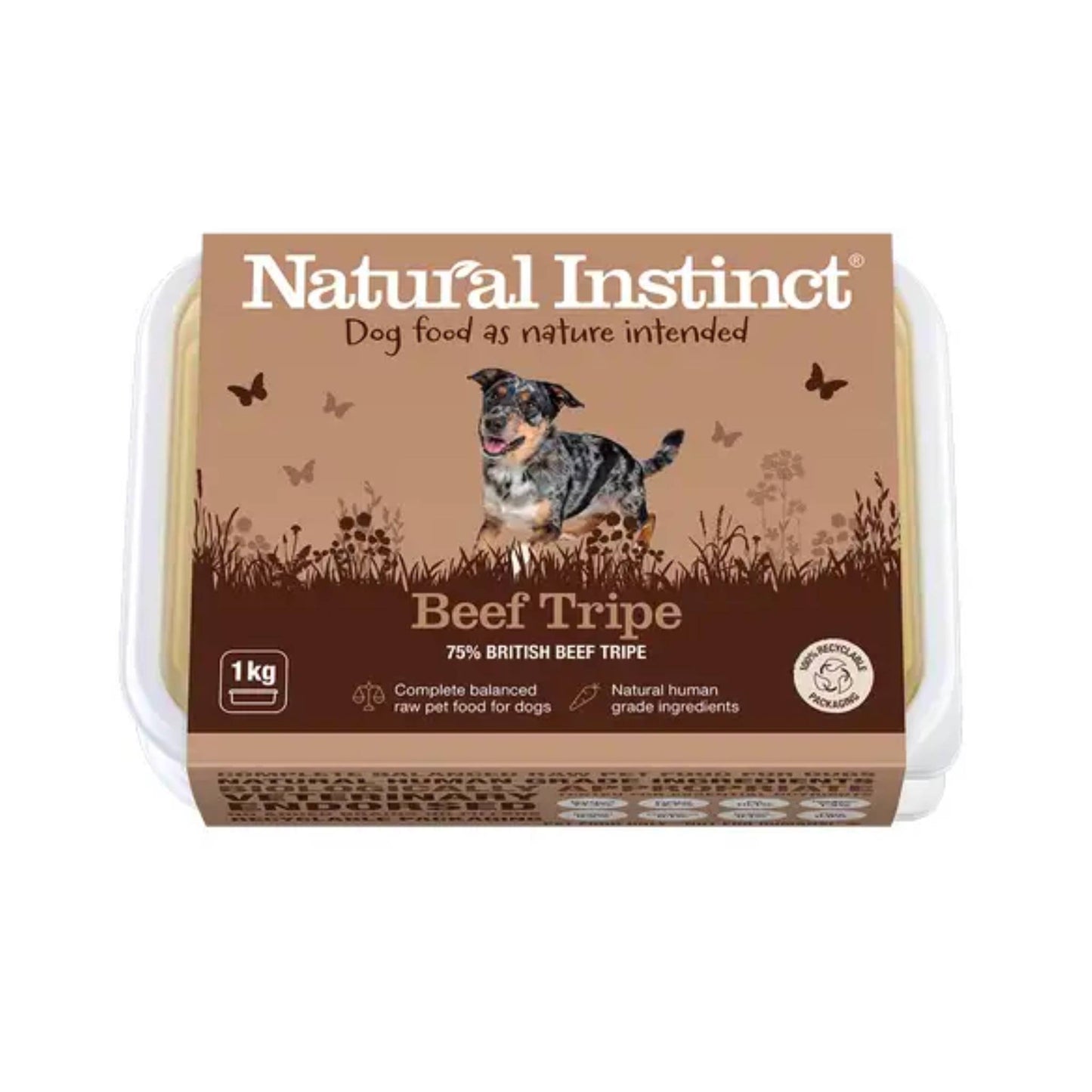 Natural Instinct Beef Tripe Mince Raw Dog Food