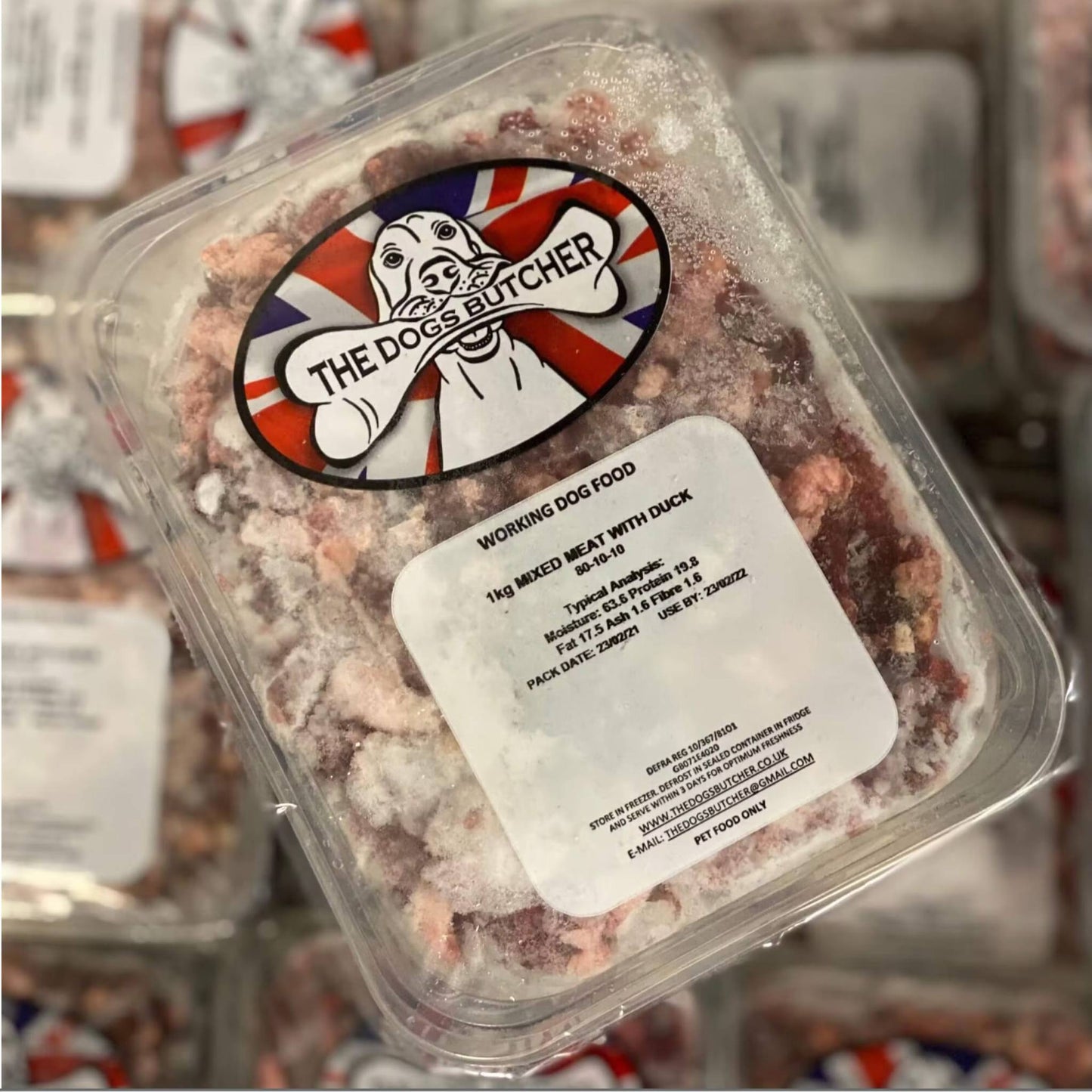 The Dogs Butcher Mixed Meat with Duck Raw Dog Food