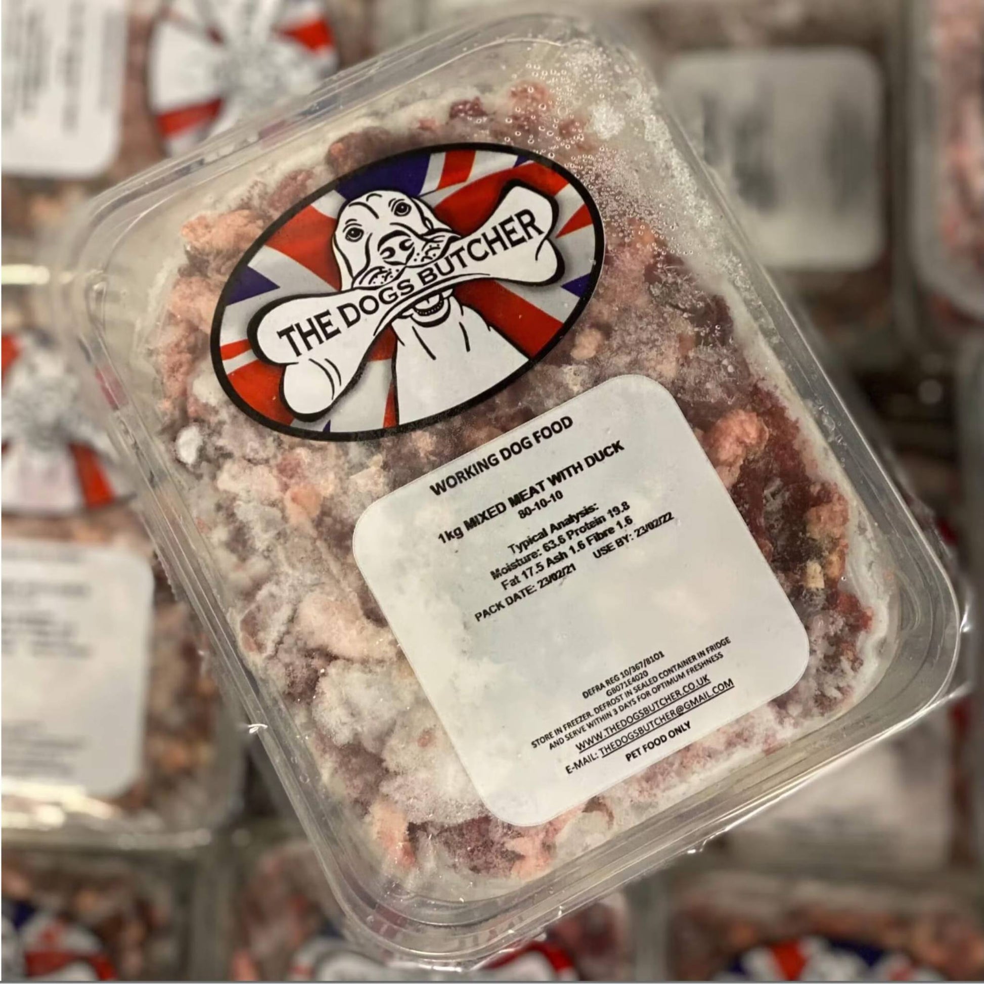 The Dogs Butcher Mixed Meat with Duck Raw Dog Food