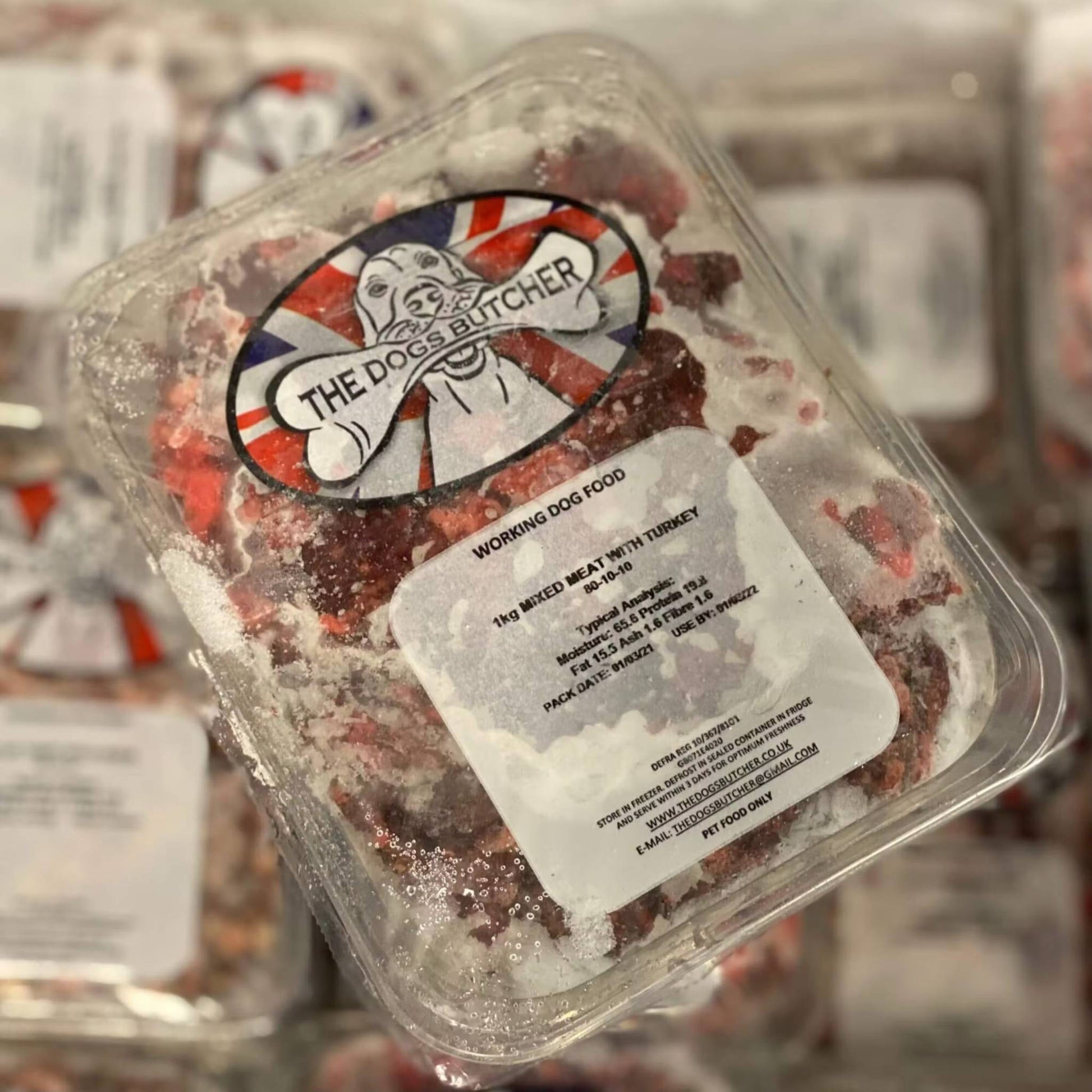 The Dogs Butcher Mixed Meat with Turkey Raw Dog Food