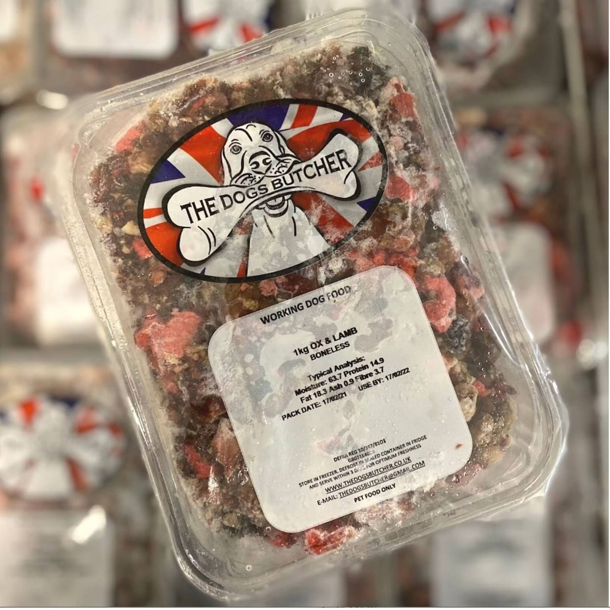 The Dogs Butcher Ox and Lamb Mince Raw Dog Food