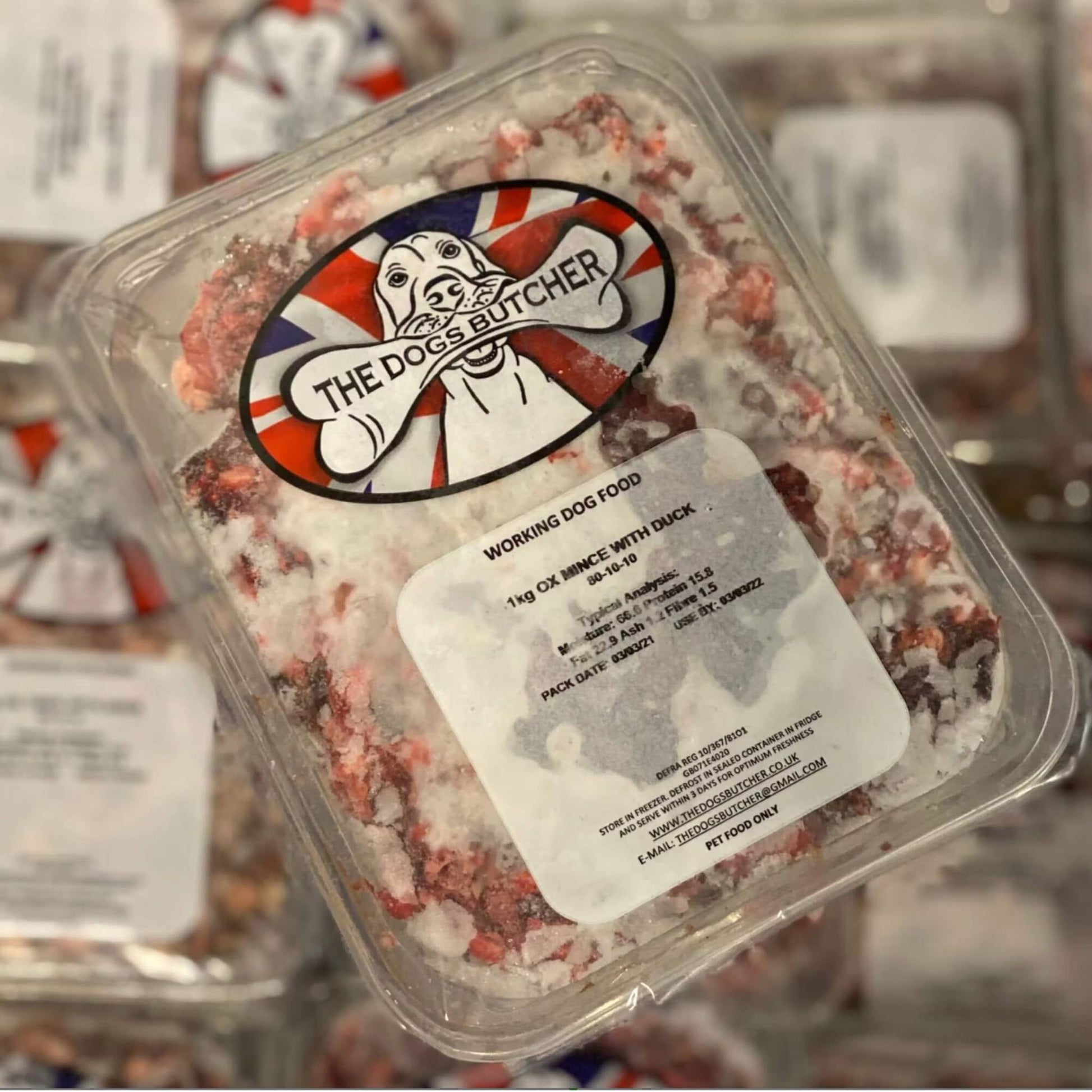 The Dogs Butcher Ox Mince with Duck Raw Dog Food