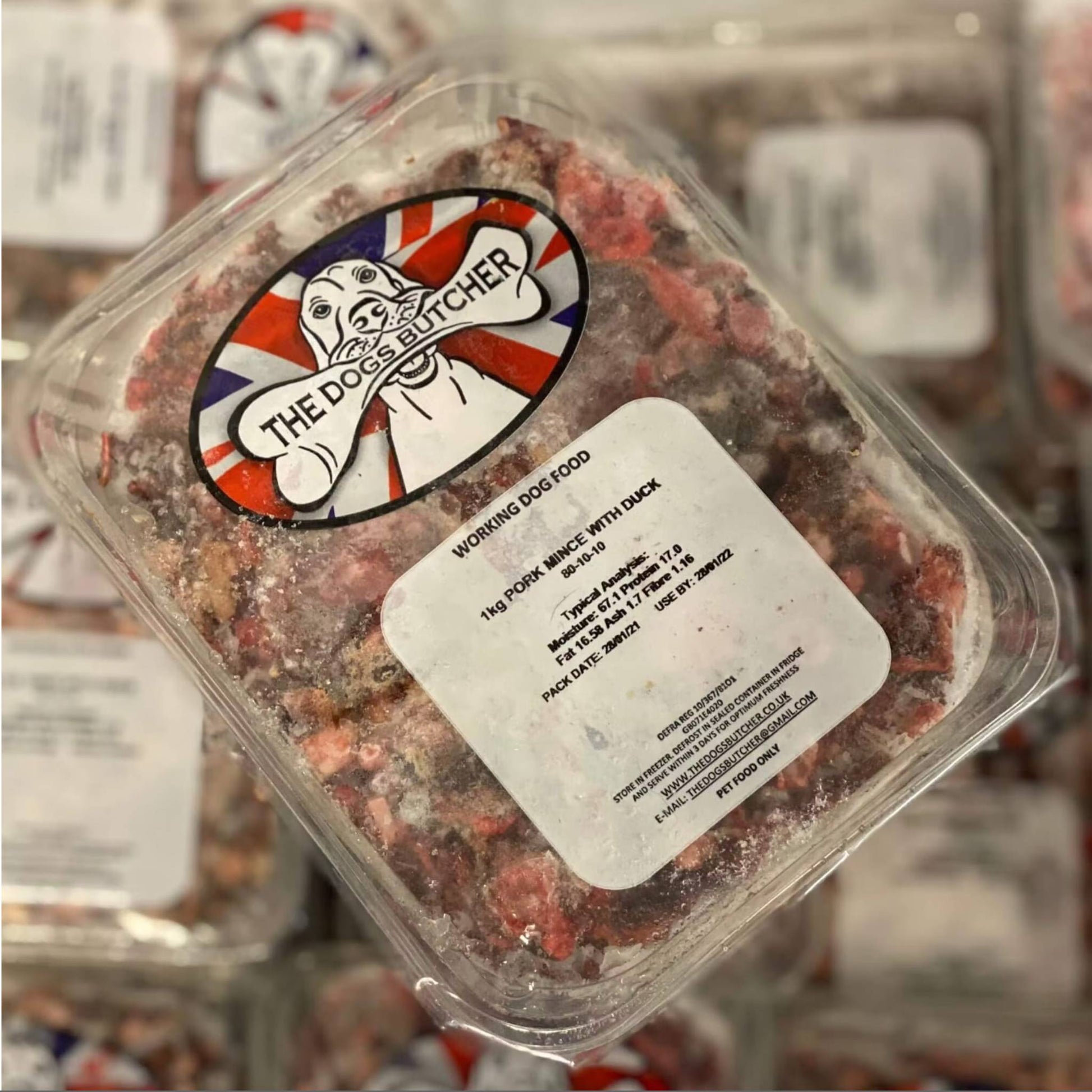 The Dogs Butcher Pork Mince with Duck Raw Dog Food