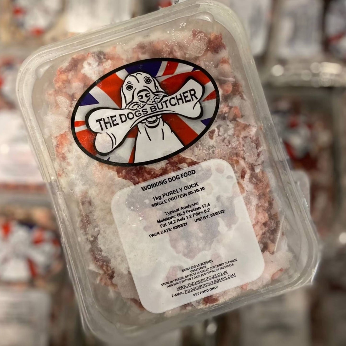 The Dogs Butcher Purely Duck Raw Dog Food