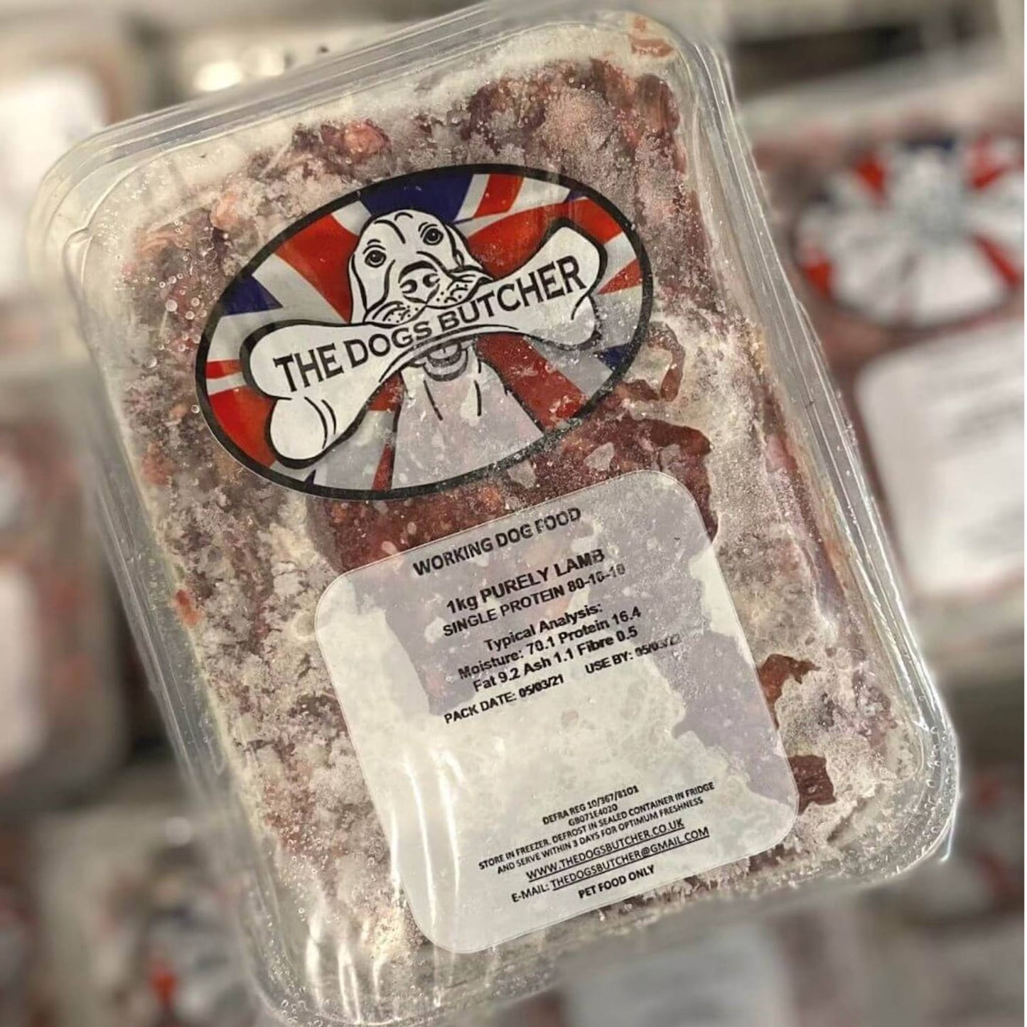 The Dogs Butcher Purely Lamb Raw Dog Food