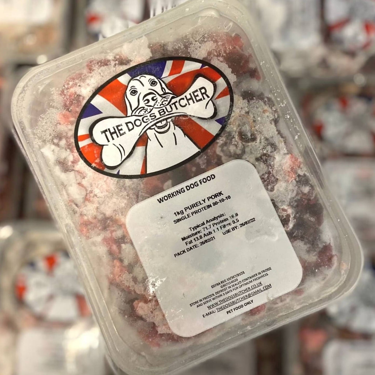 The Dogs Butcher Purely Pork Raw Dog Food